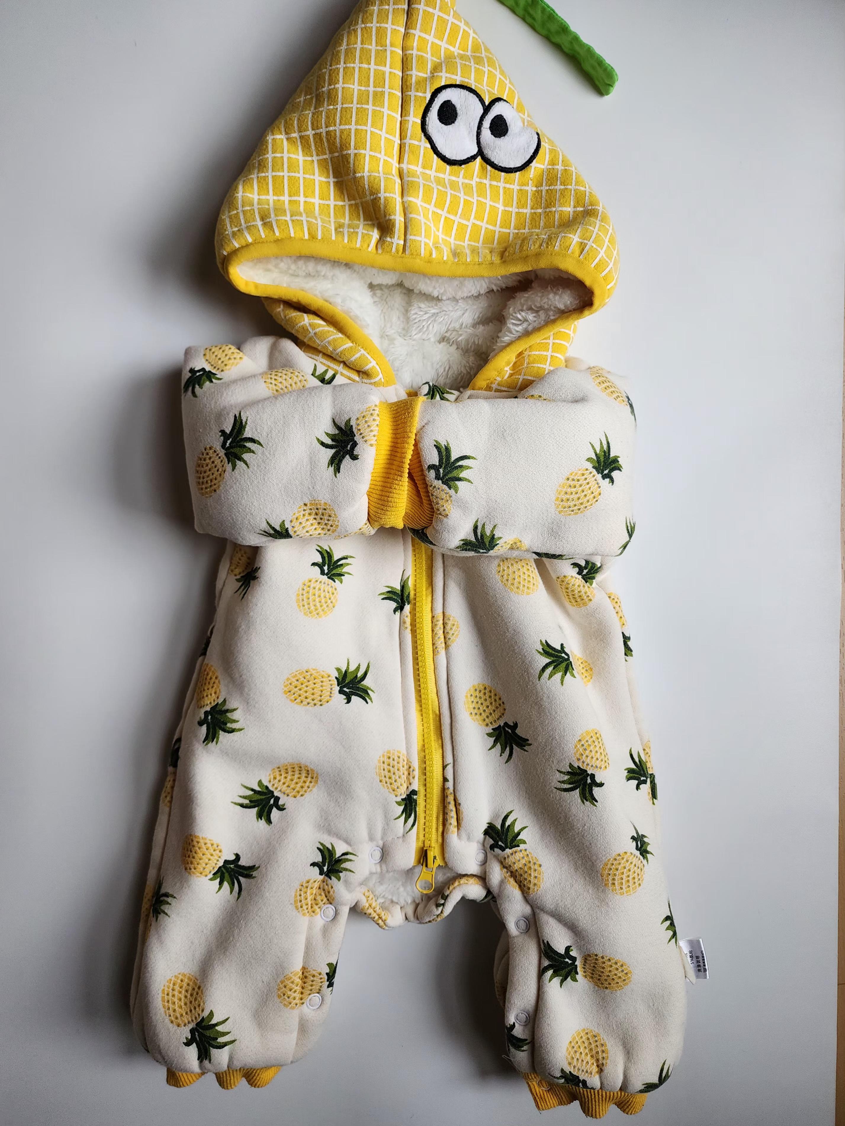 Combinaison polaire Ananas – Taille 66 (3 mois) – Très bon état