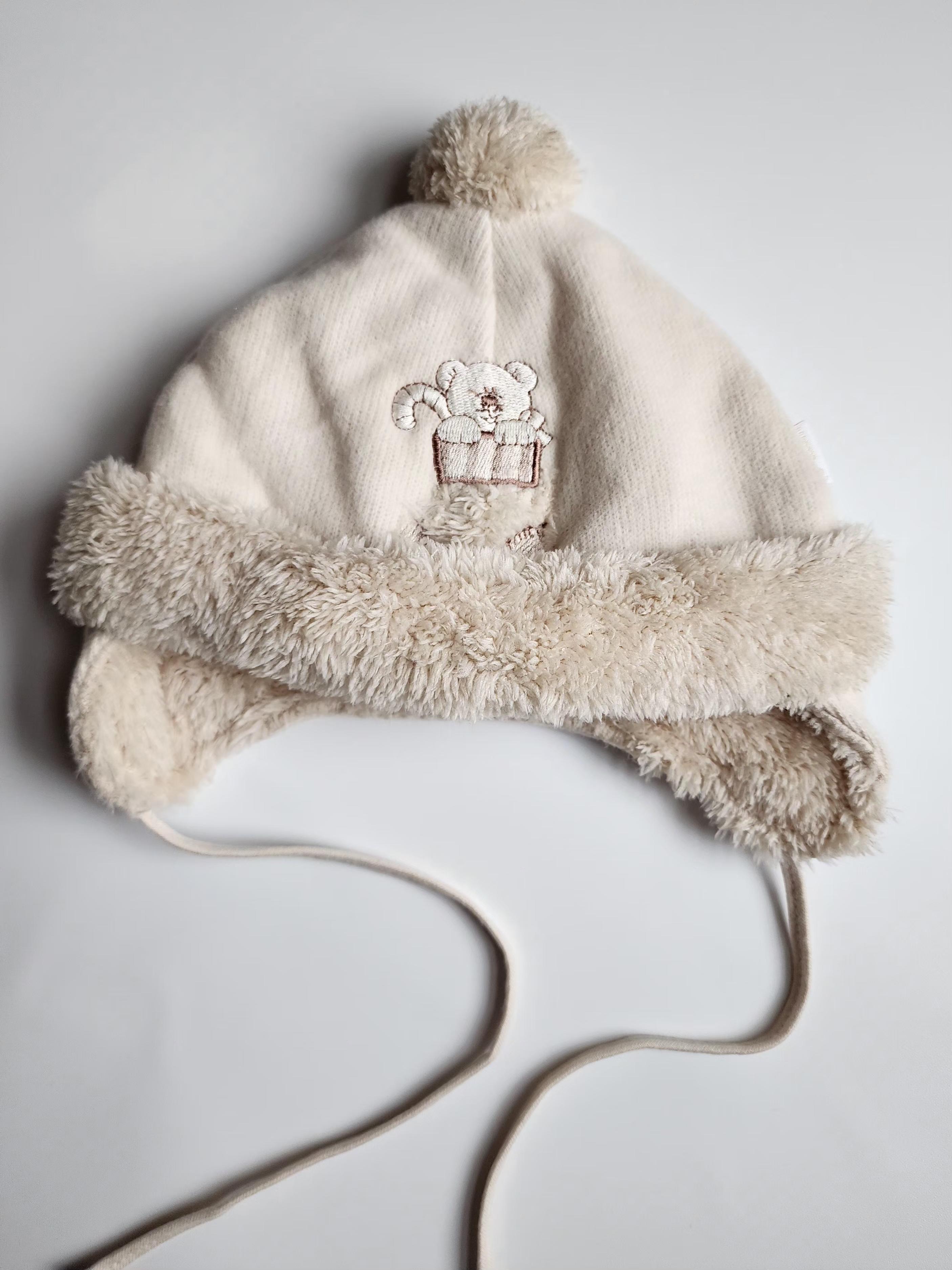 Bonnet bébé ILTOM – Taille 44 (6-9 mois) – Beige – État neuf