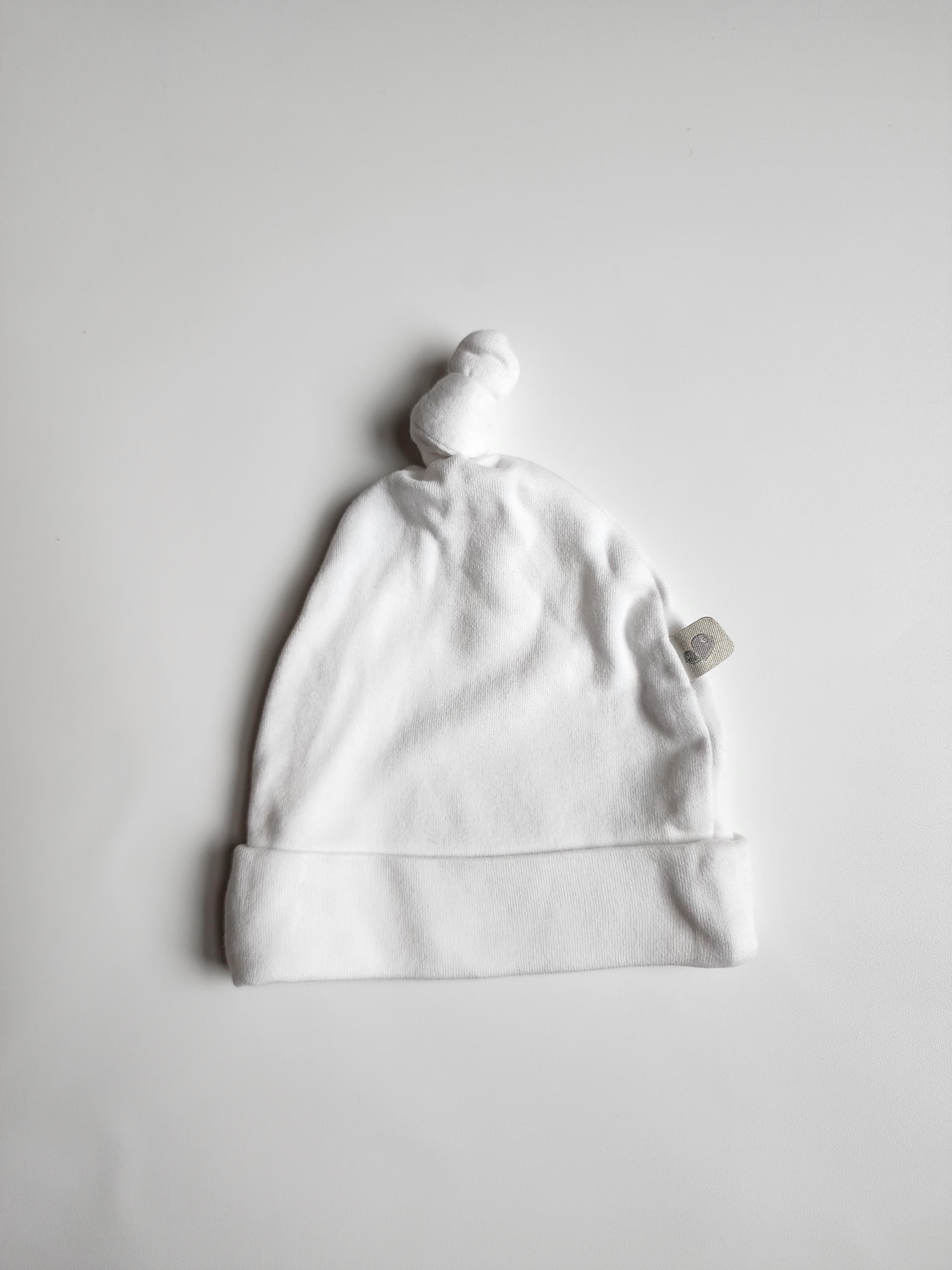 Bonnet Perlimpinpin – 1-3 mois – 70 % bamboo – Très bon état