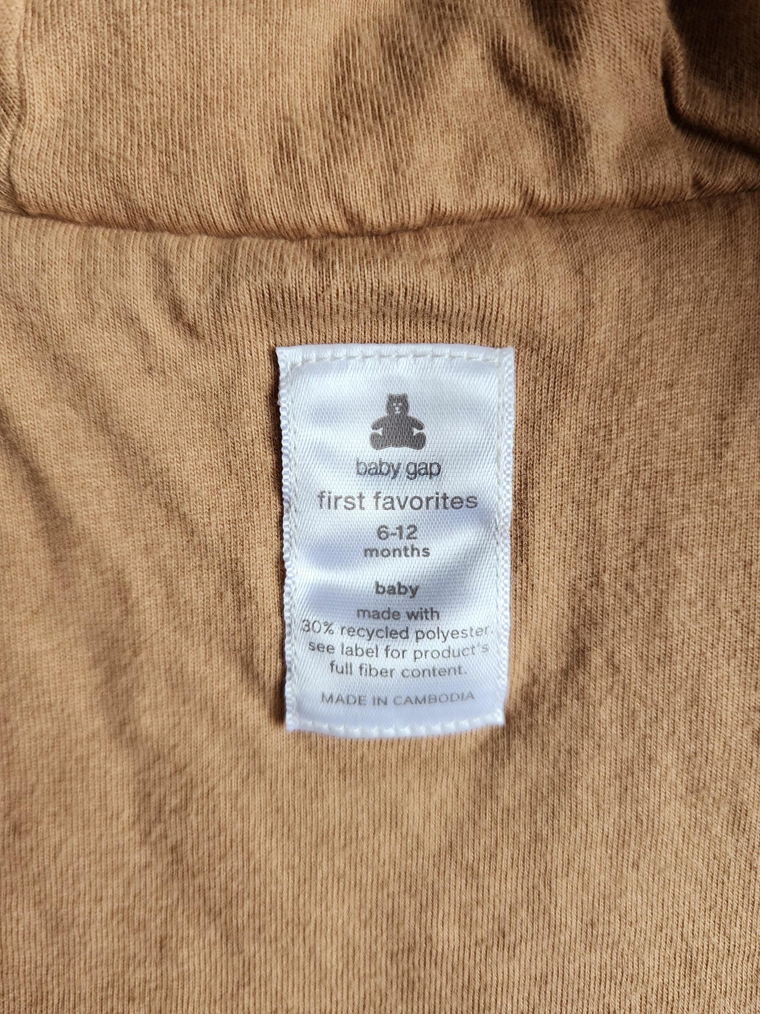 Veste BabyGap style Teddy – 6-12 mois – très bon état