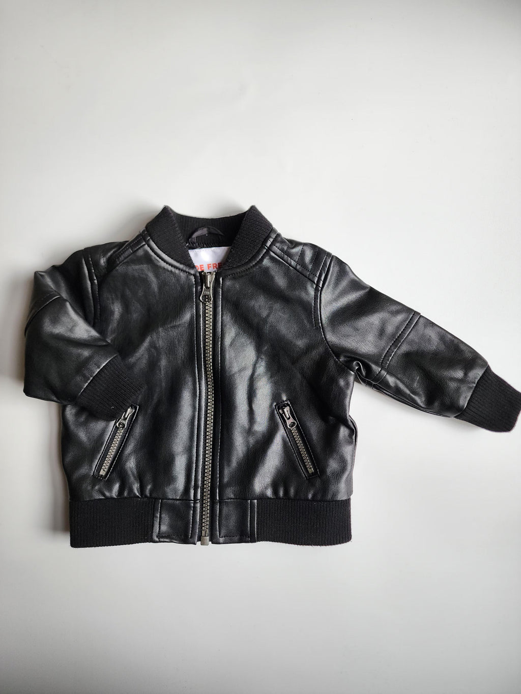 Veste en cuir Joe Fresh 3-6 mois – très bon état