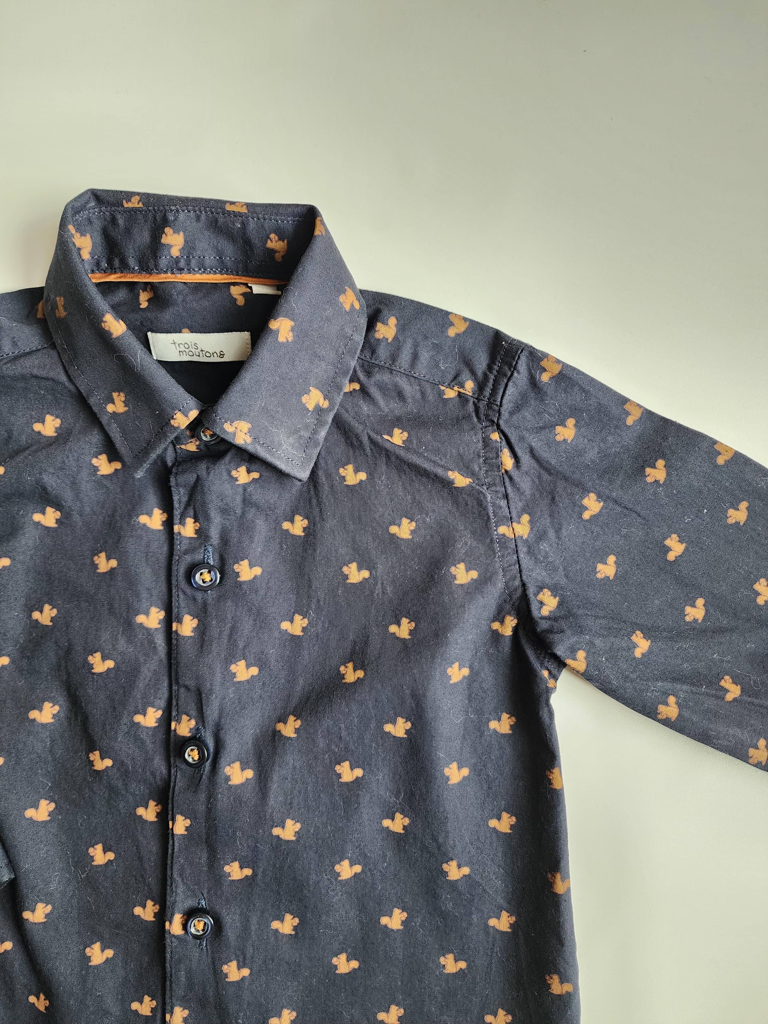 Chemise manches longues Trois Moutons – 12 mois – Très bon état