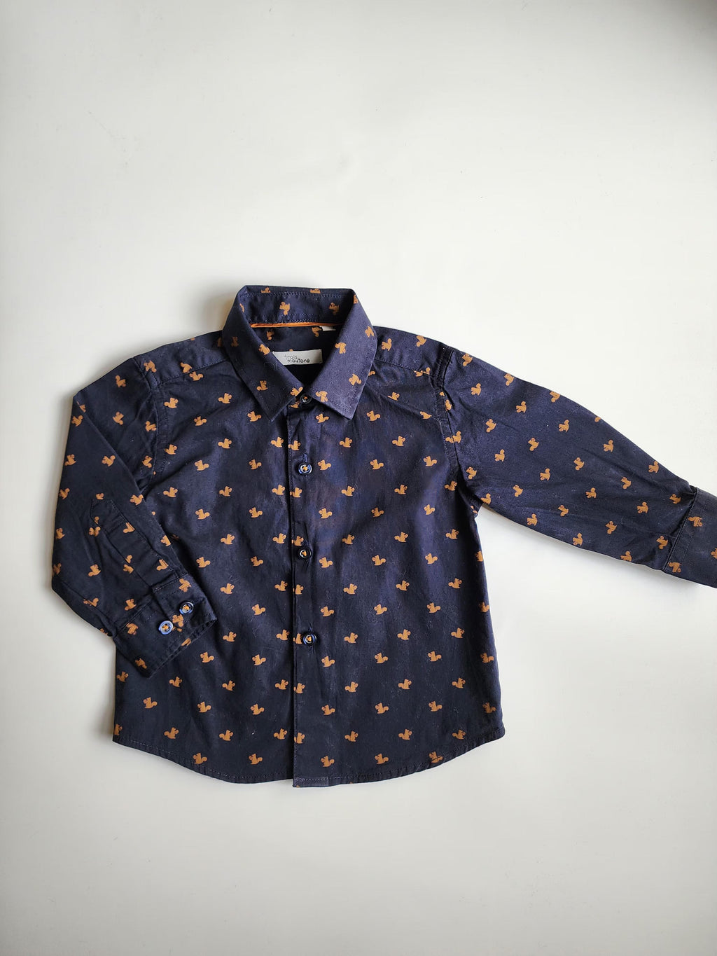 Chemise manches longues Trois Moutons – 12 mois – Très bon état