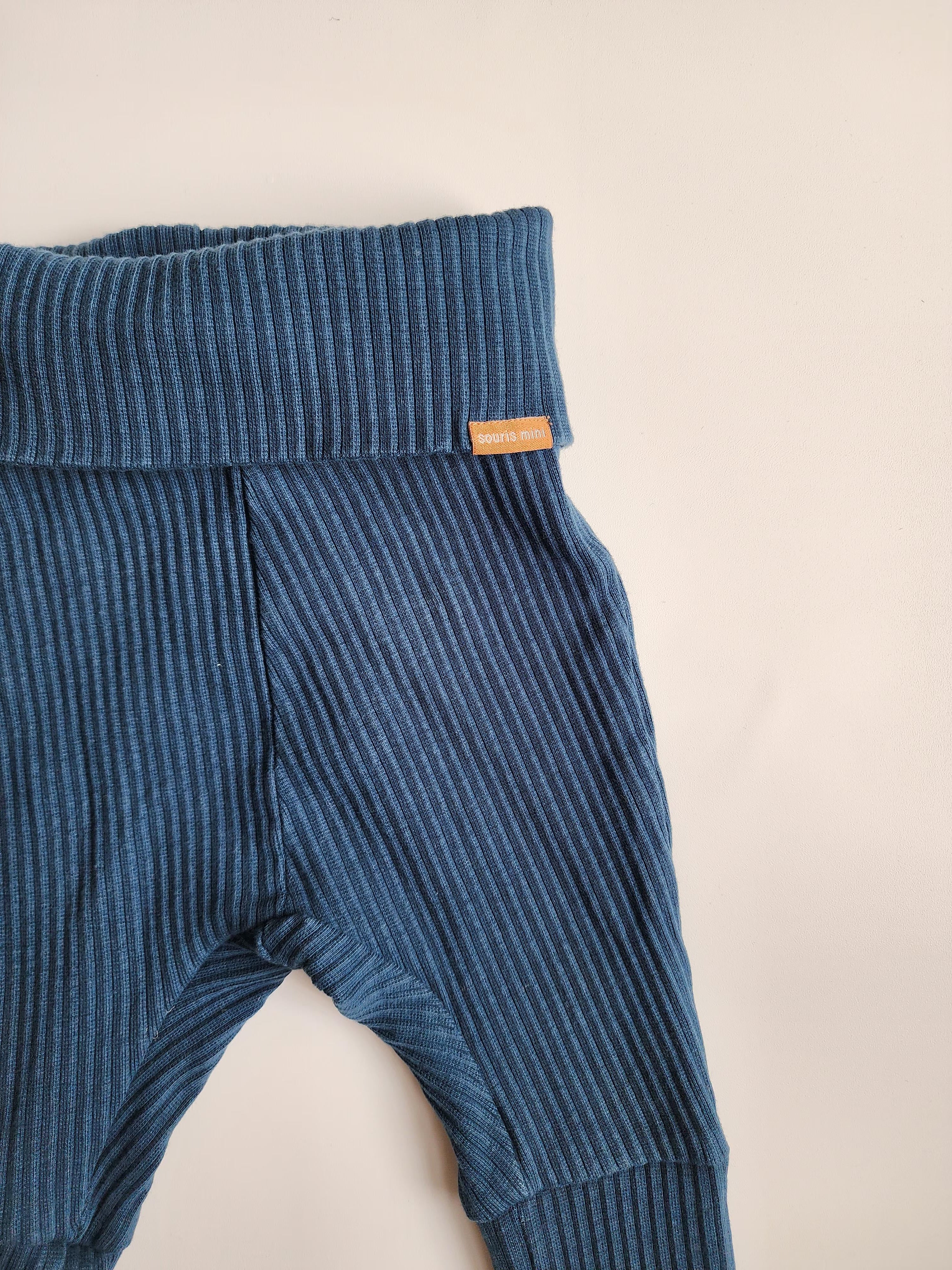 Pantalon coton bio Souris Mini – 0-6 mois – Très bon état