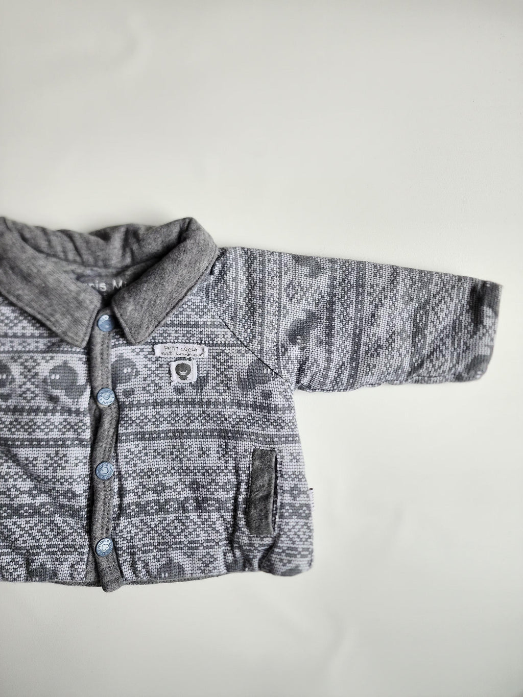 Veste SourisMini 100% coton - 1 mois - Très bon état