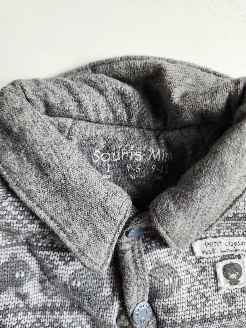 Veste SourisMini 100% coton - 1 mois - Très bon état