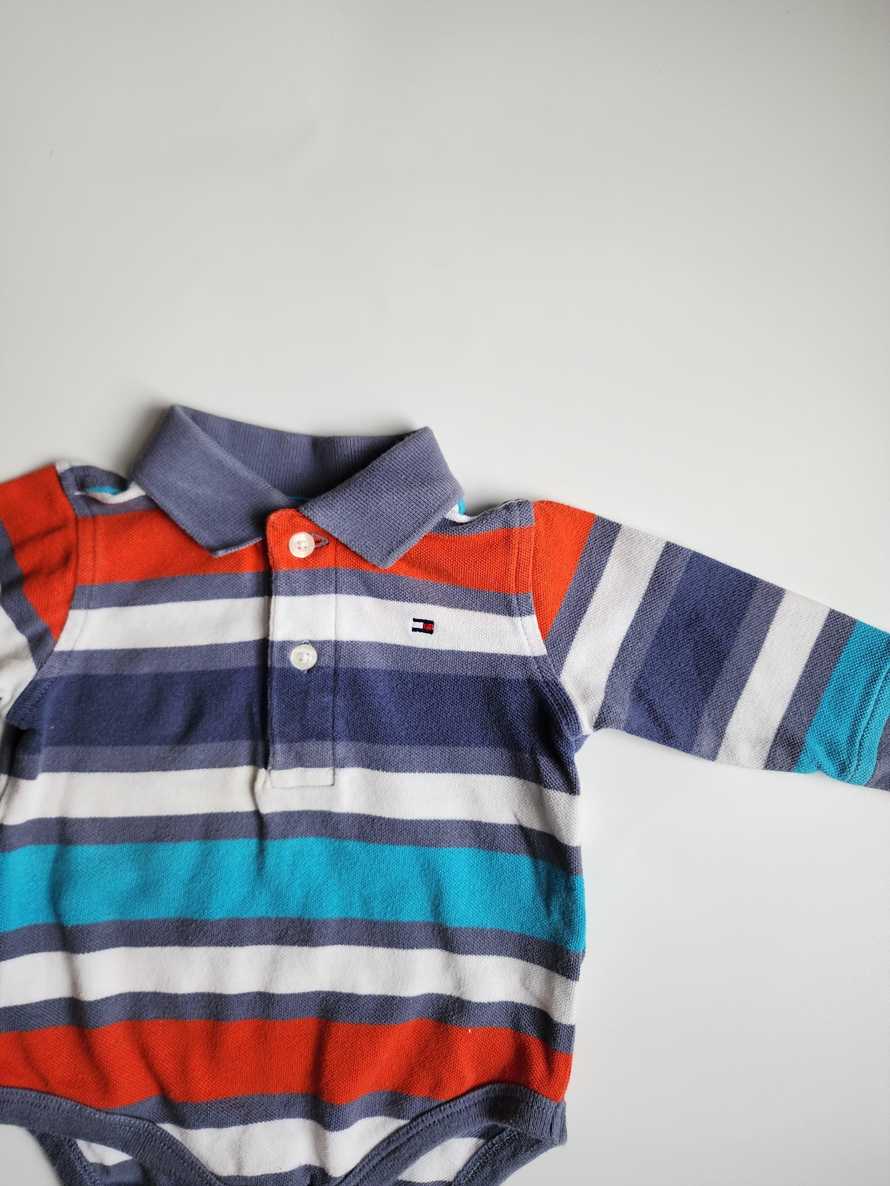 Body manches longues Tommy Hilfiger – 6 à 9 mois – très bon état