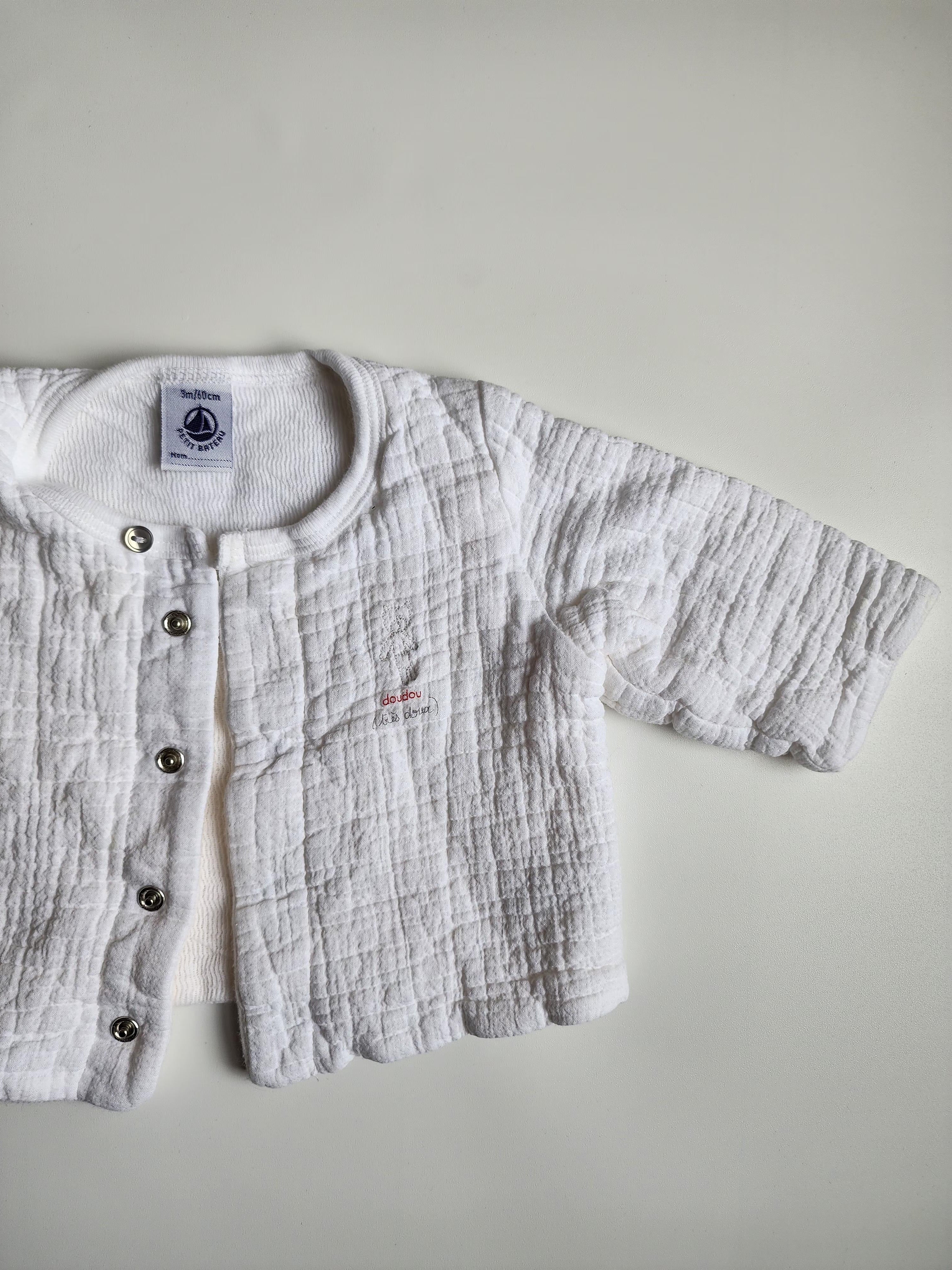 Petit Bateau – Veste – 3 mois *taille petit – Très bon état