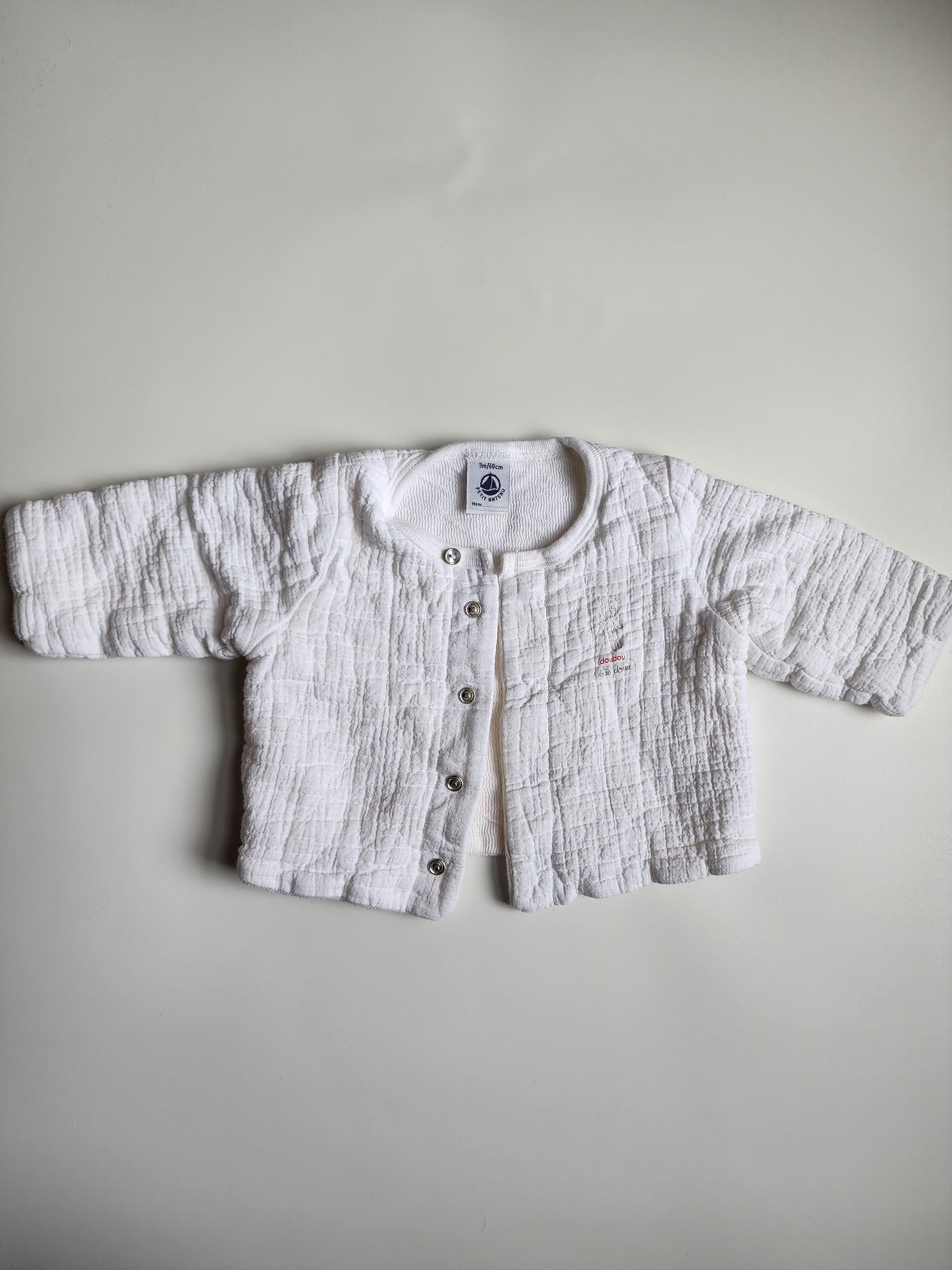 Petit Bateau – Veste – 3 mois *taille petit – Très bon état