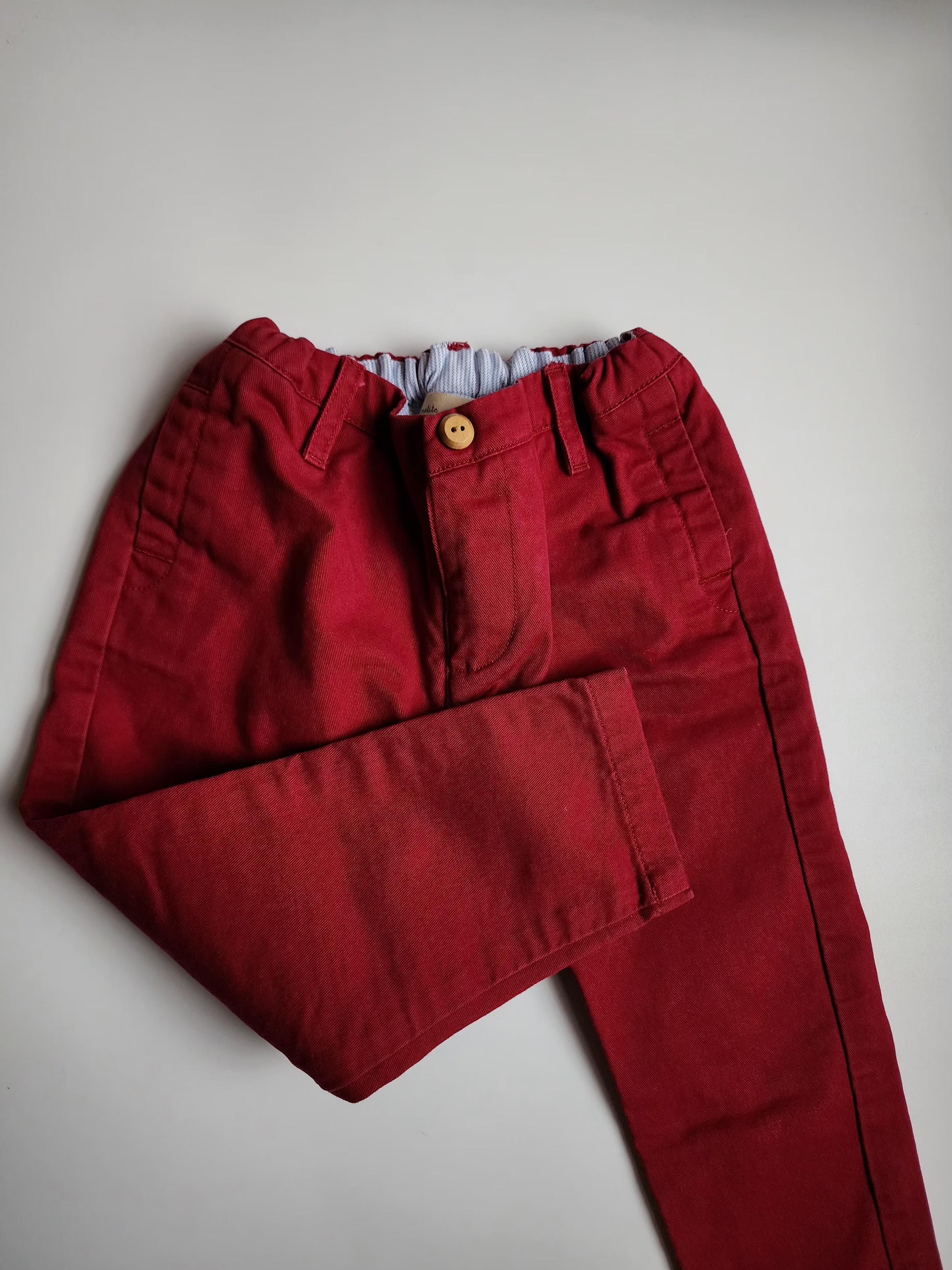 Pantalon fushia foncé La petite collection – 3 ans – Trés bon état