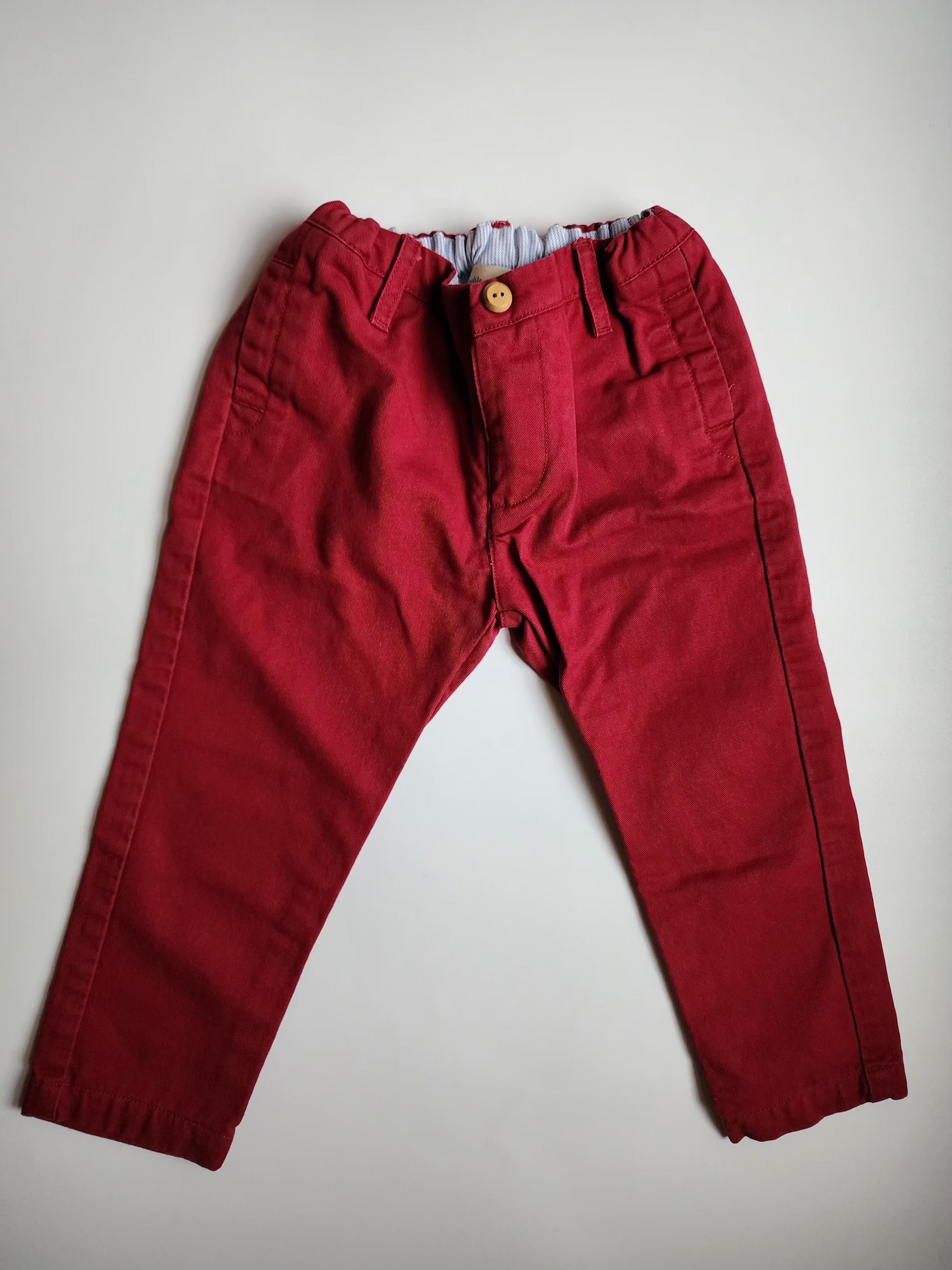 Pantalon fushia foncé La petite collection – 3 ans – Trés bon état