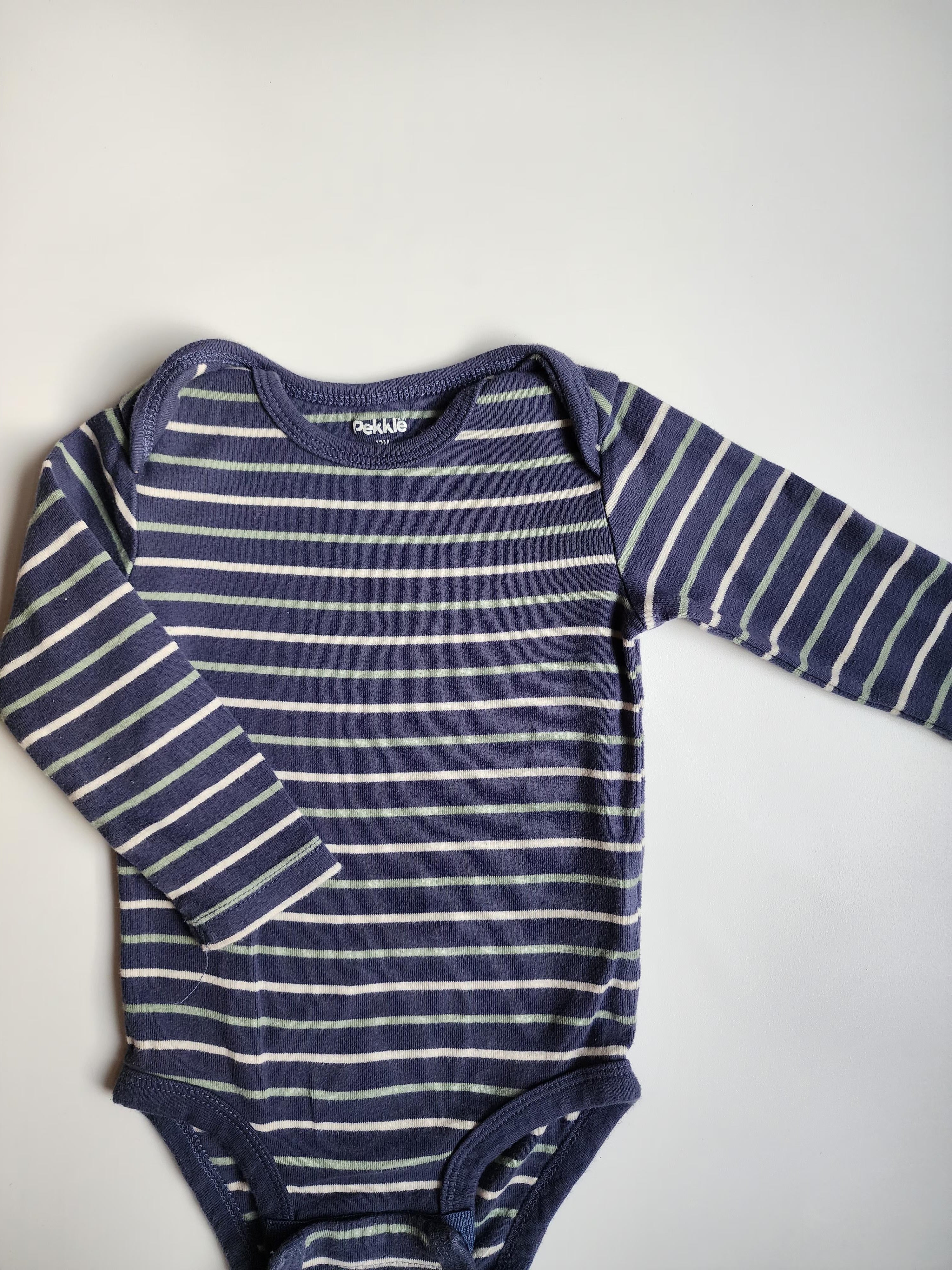 Body manches longues Pekkle – 12 mois – Très bon état