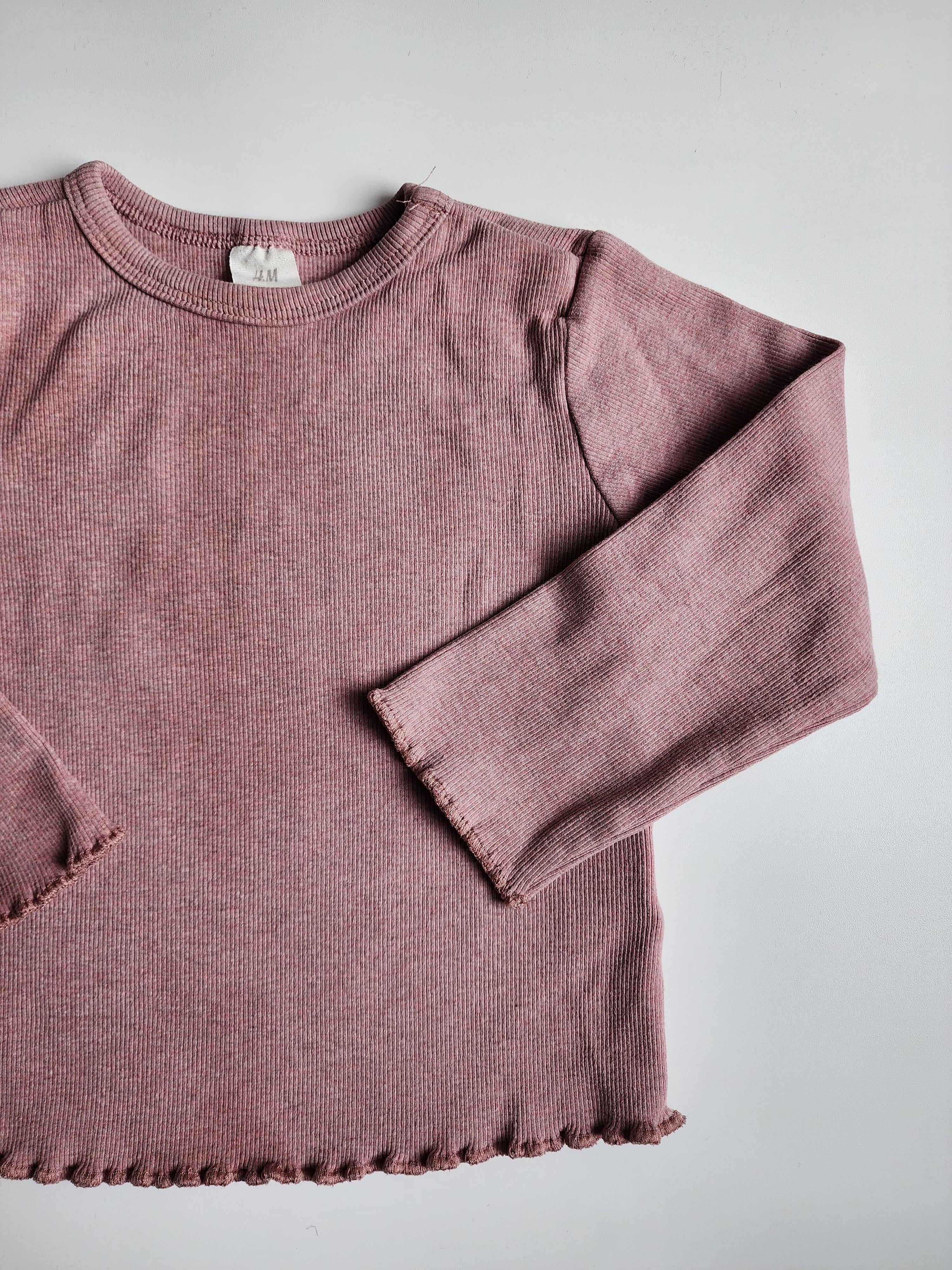 Top H&M  – 1/2-2 ans – Très bon état – Coton bio