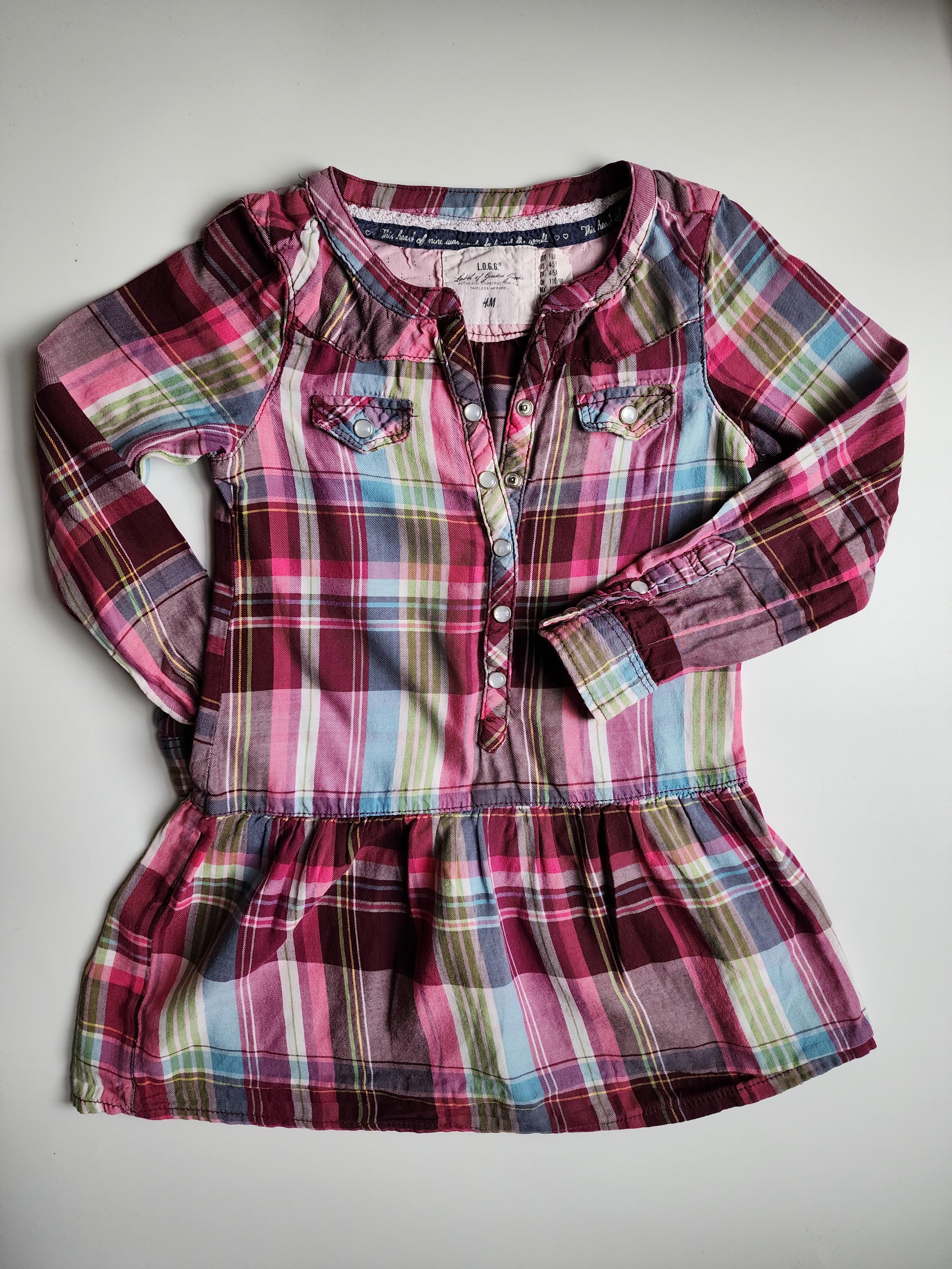 Robe tunique H&M – 4-5 ans – Très bon état