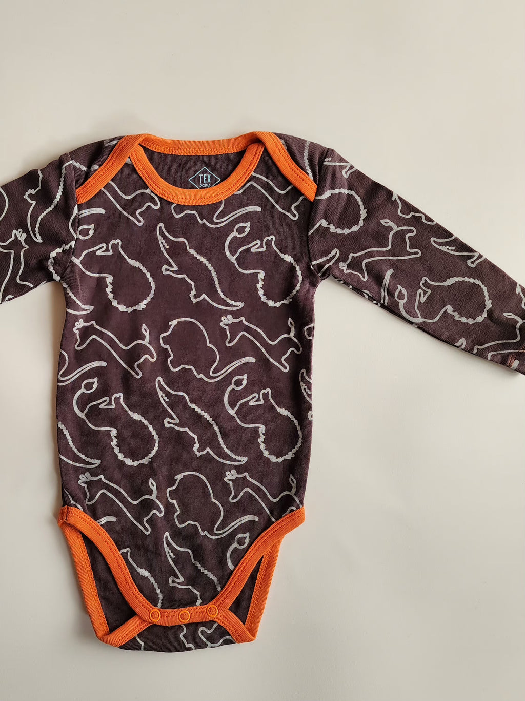 Body manches longues TEX baby  – 6 mois – Très bon état