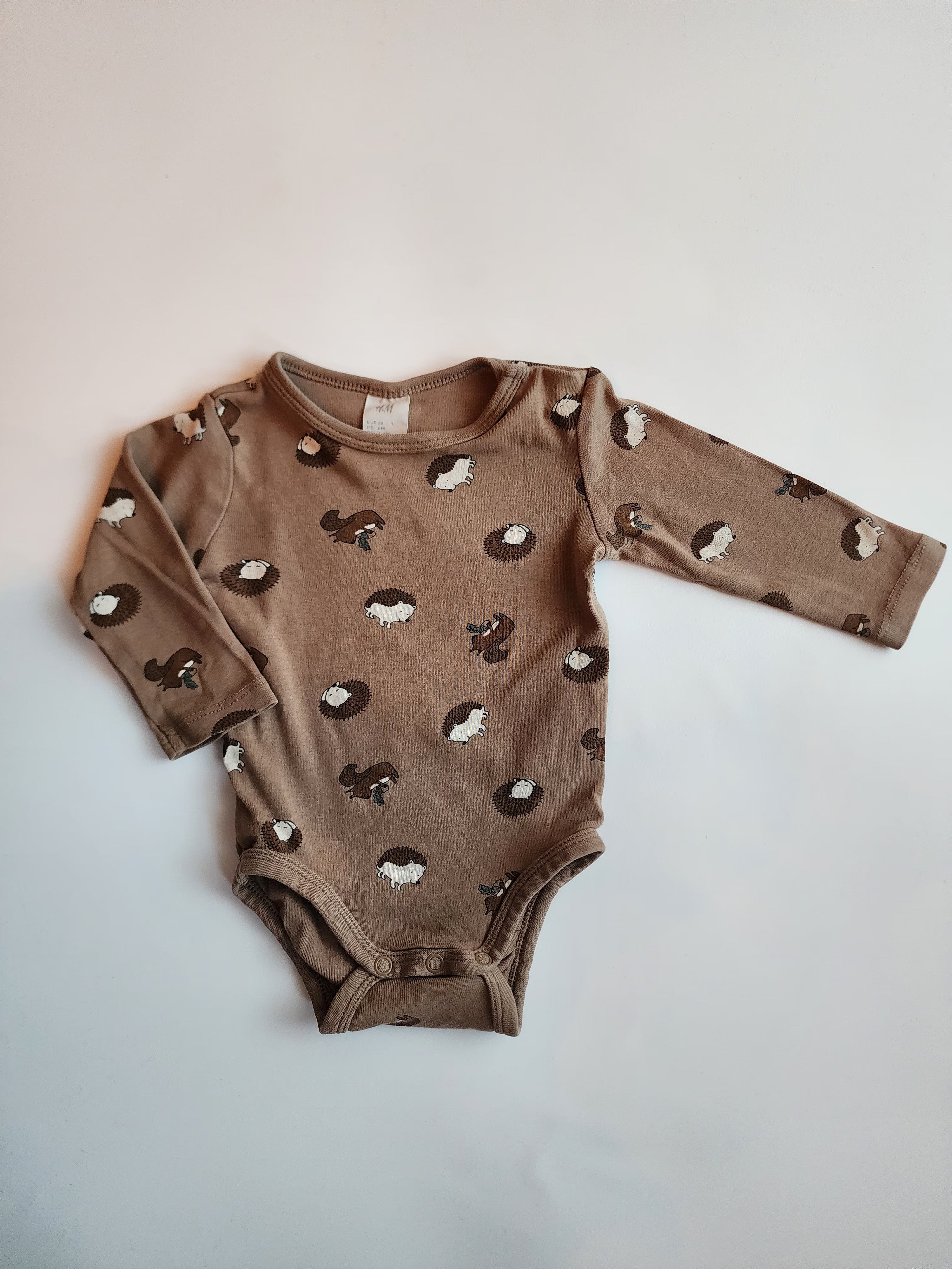 Body manches longues H&M – 4-6 mois – Très bon état