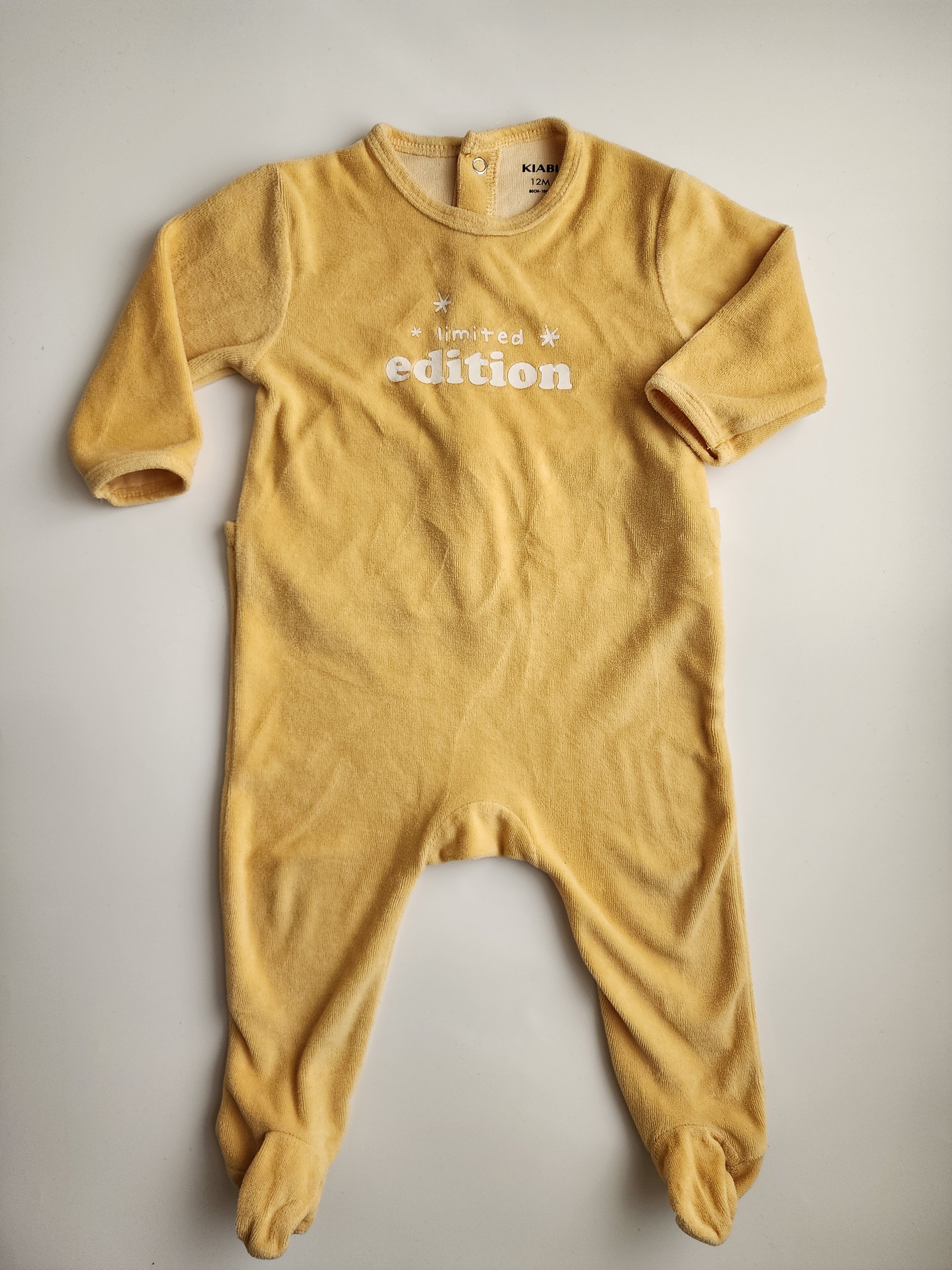 Pyjama Kiabi polaire – 12 mois (taille petit) – Très bon état