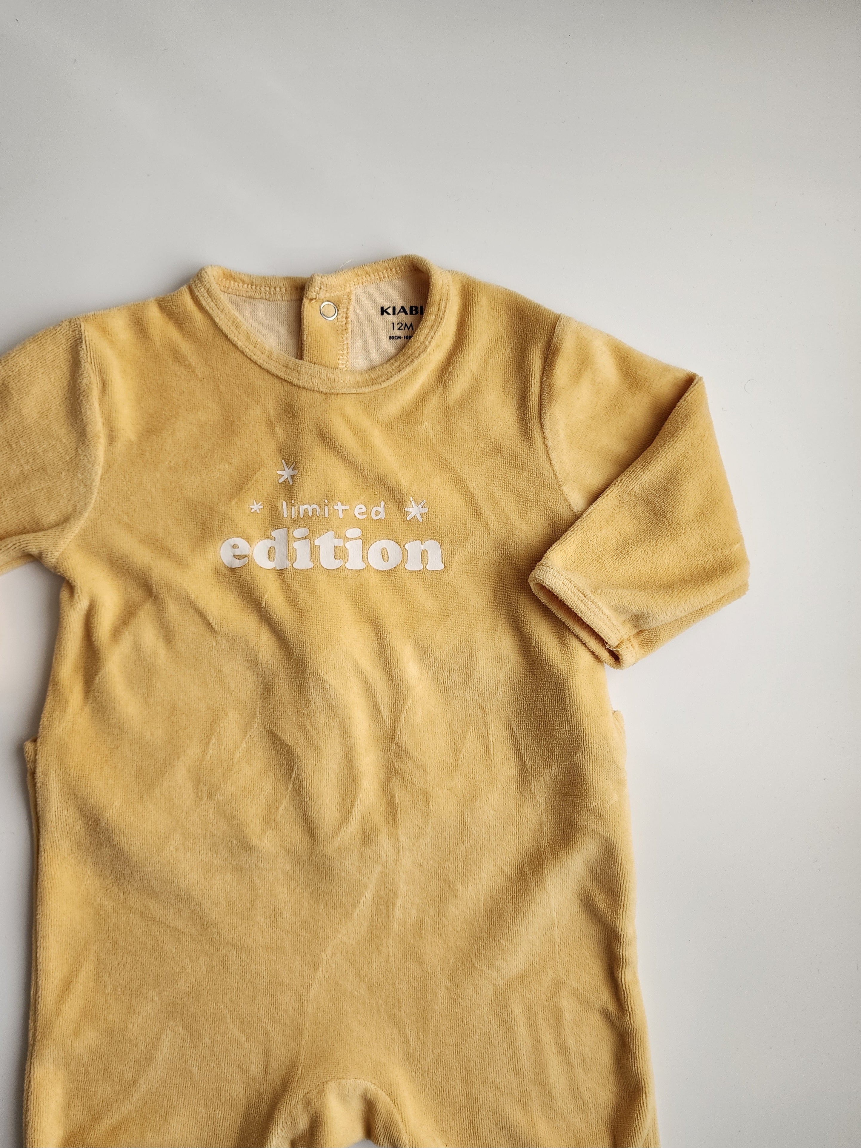 Pyjama Kiabi polaire – 12 mois (taille petit) – Très bon état