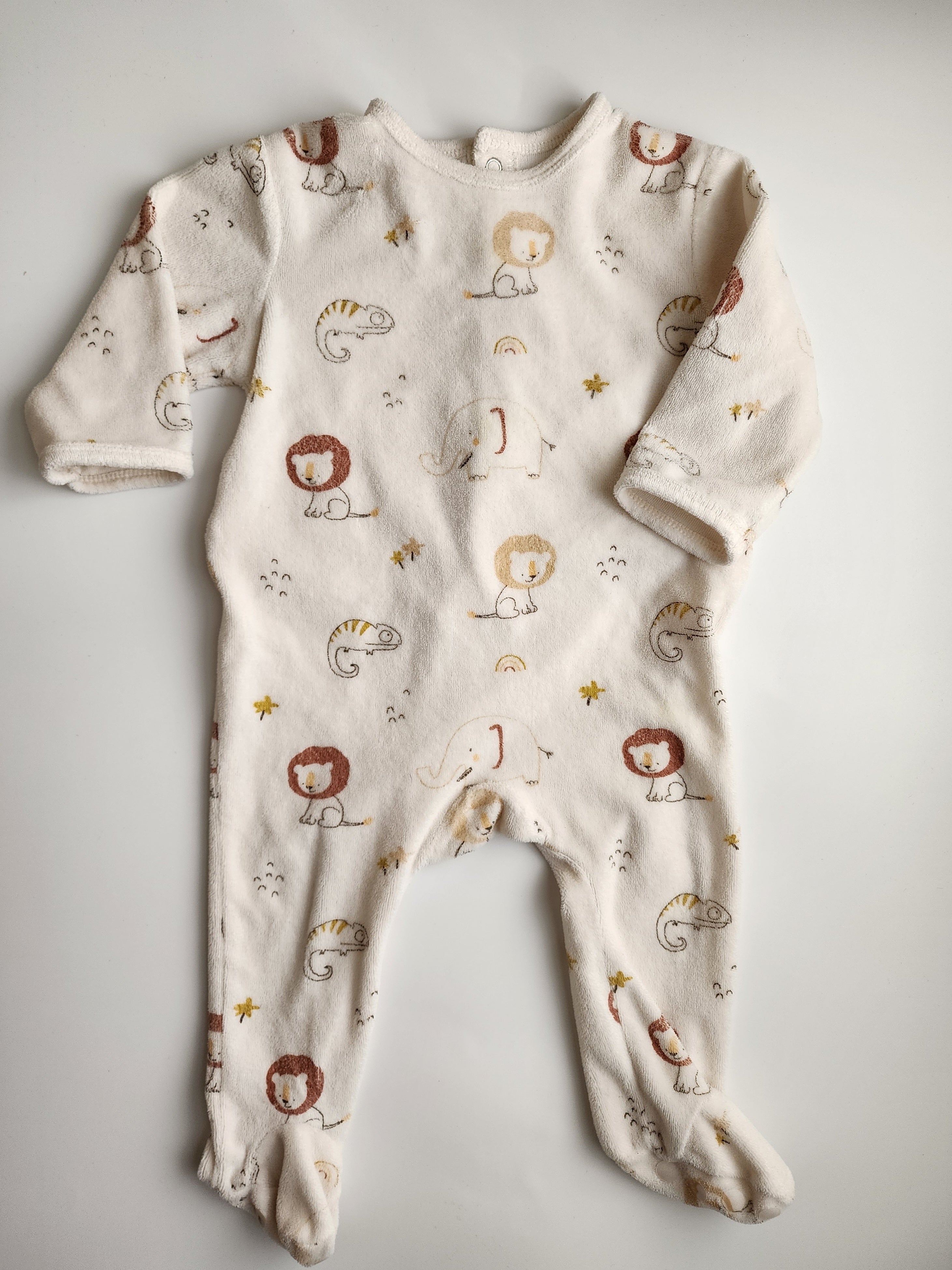 Pyjama Kiabi polaire – 12 mois (taille petit) – Très bon état