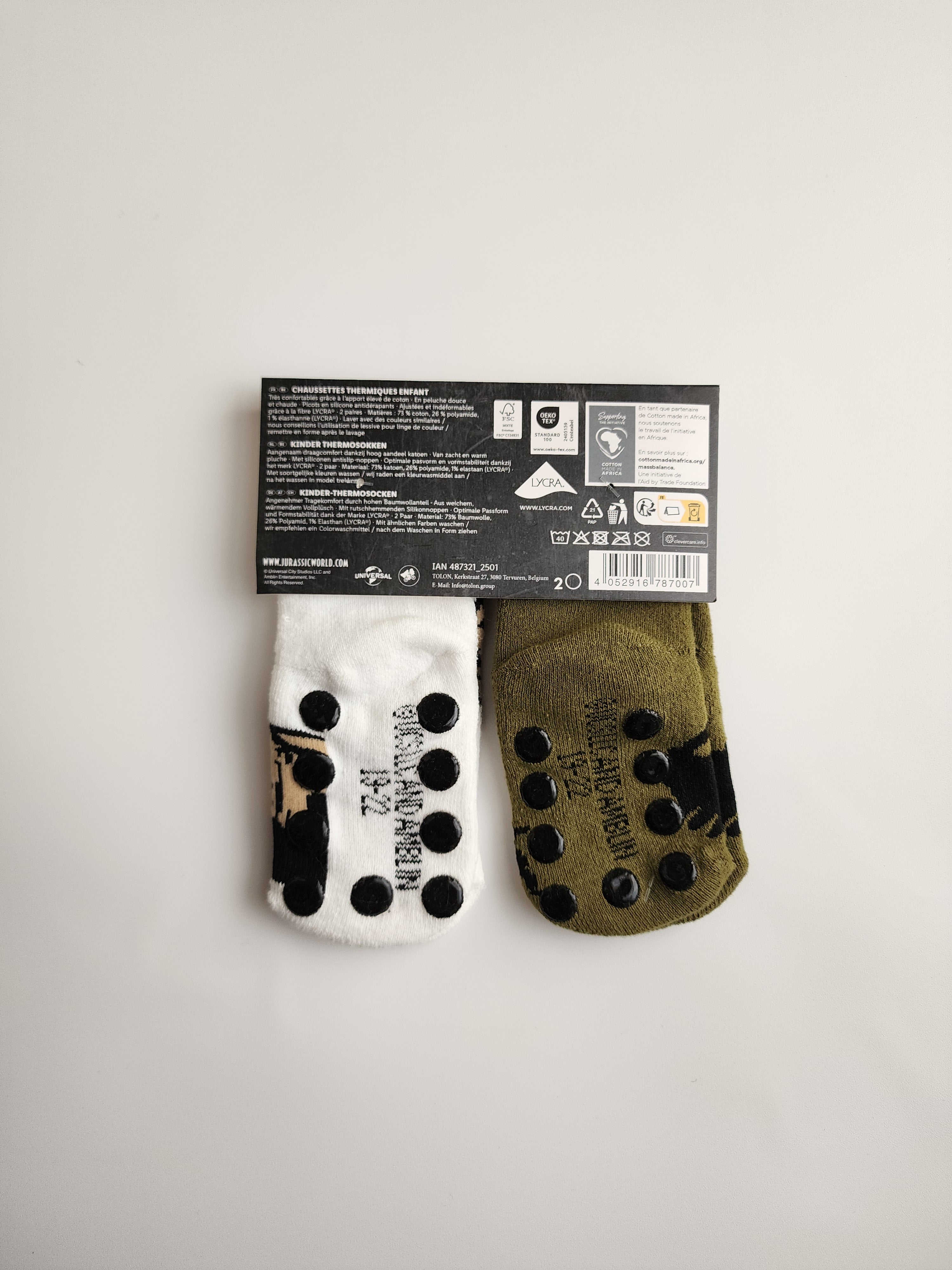 Lot 2 paire de chaussettes thermiques – 12-24 mois – Neuf