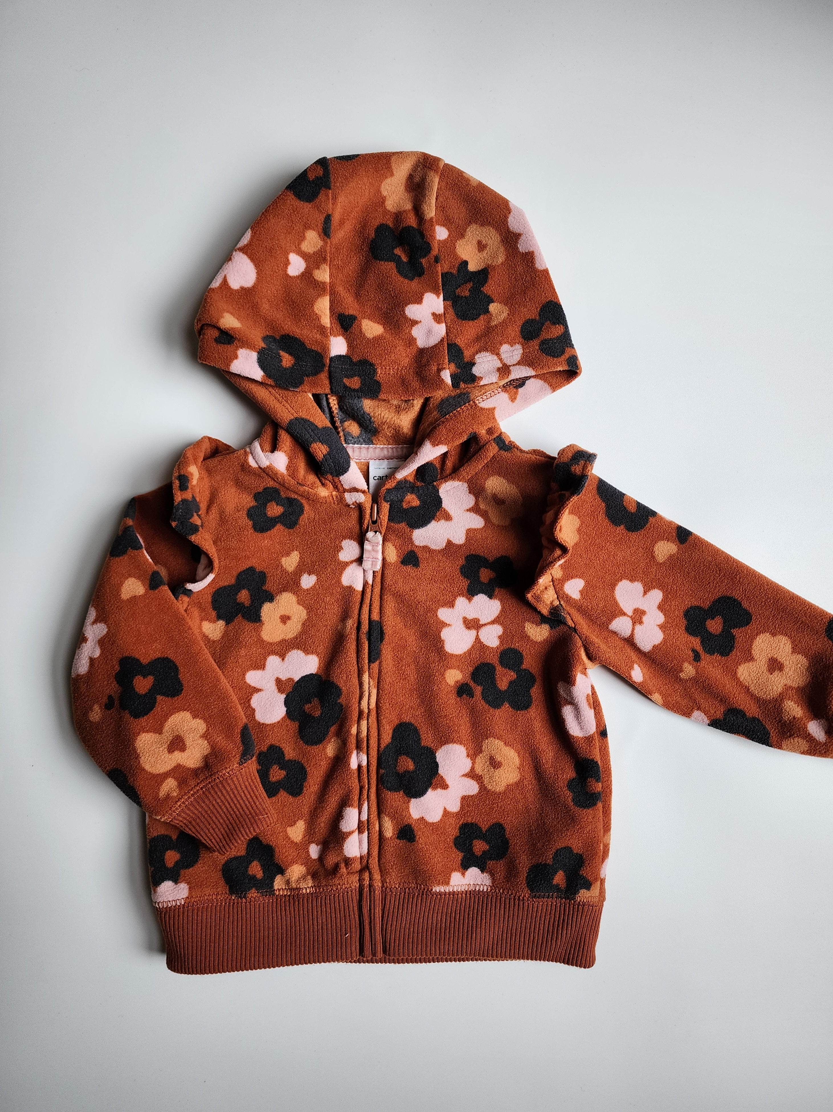 Veste polaire fleur Carter's – 9 mois – Très bon état