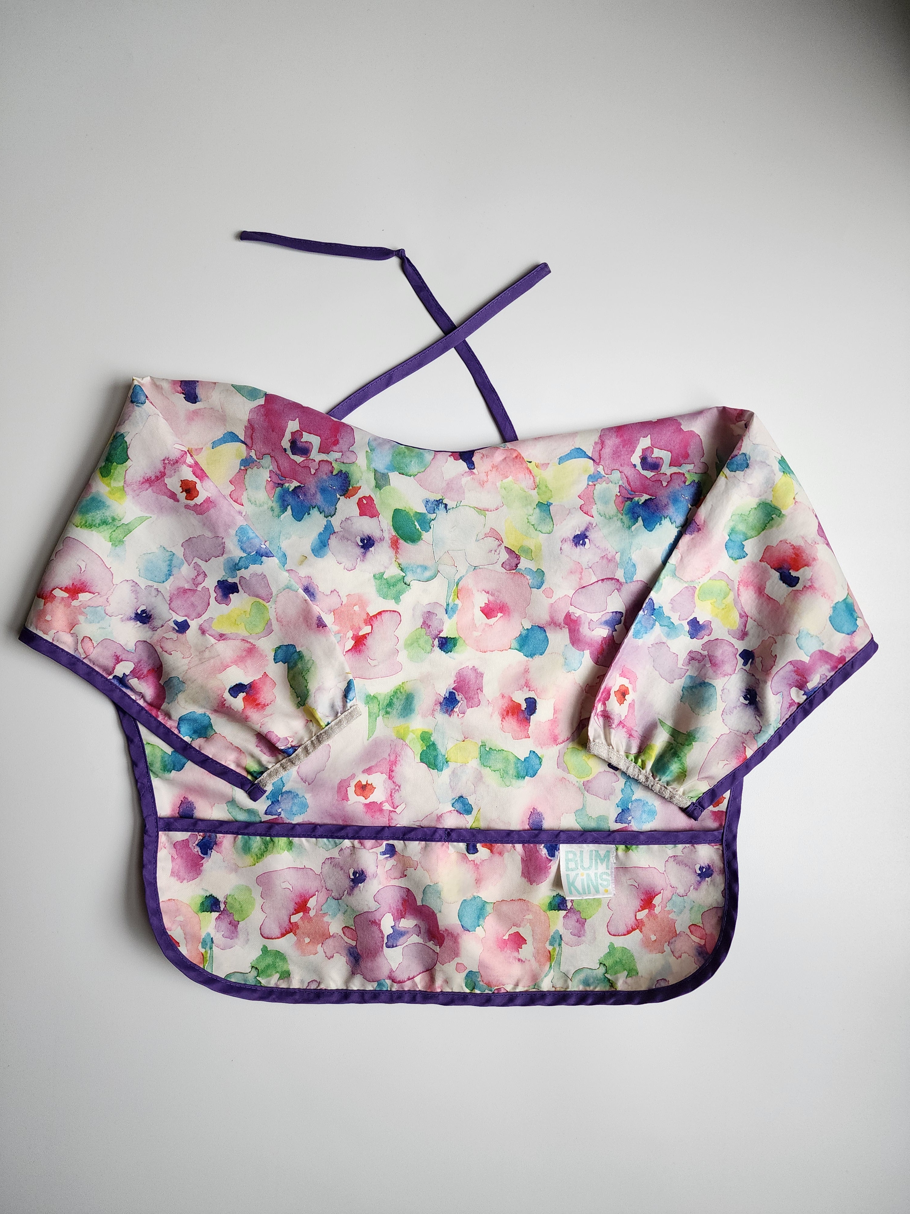 Bavoir à manches longues BumKins– 6-24 mois – Bon état