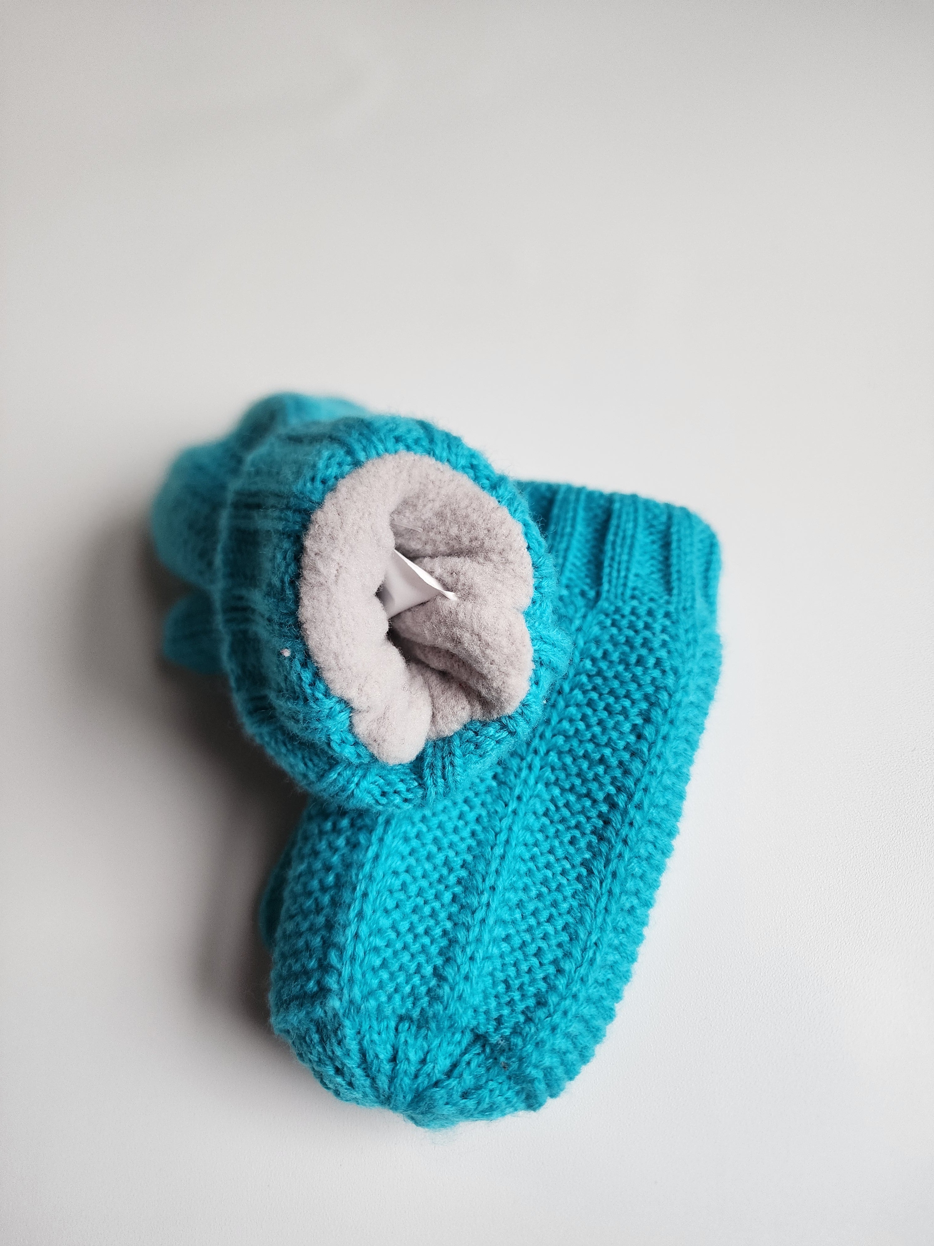 Paire de gants tricot intérieur polaire TAG – 12-24 mois – Neuf