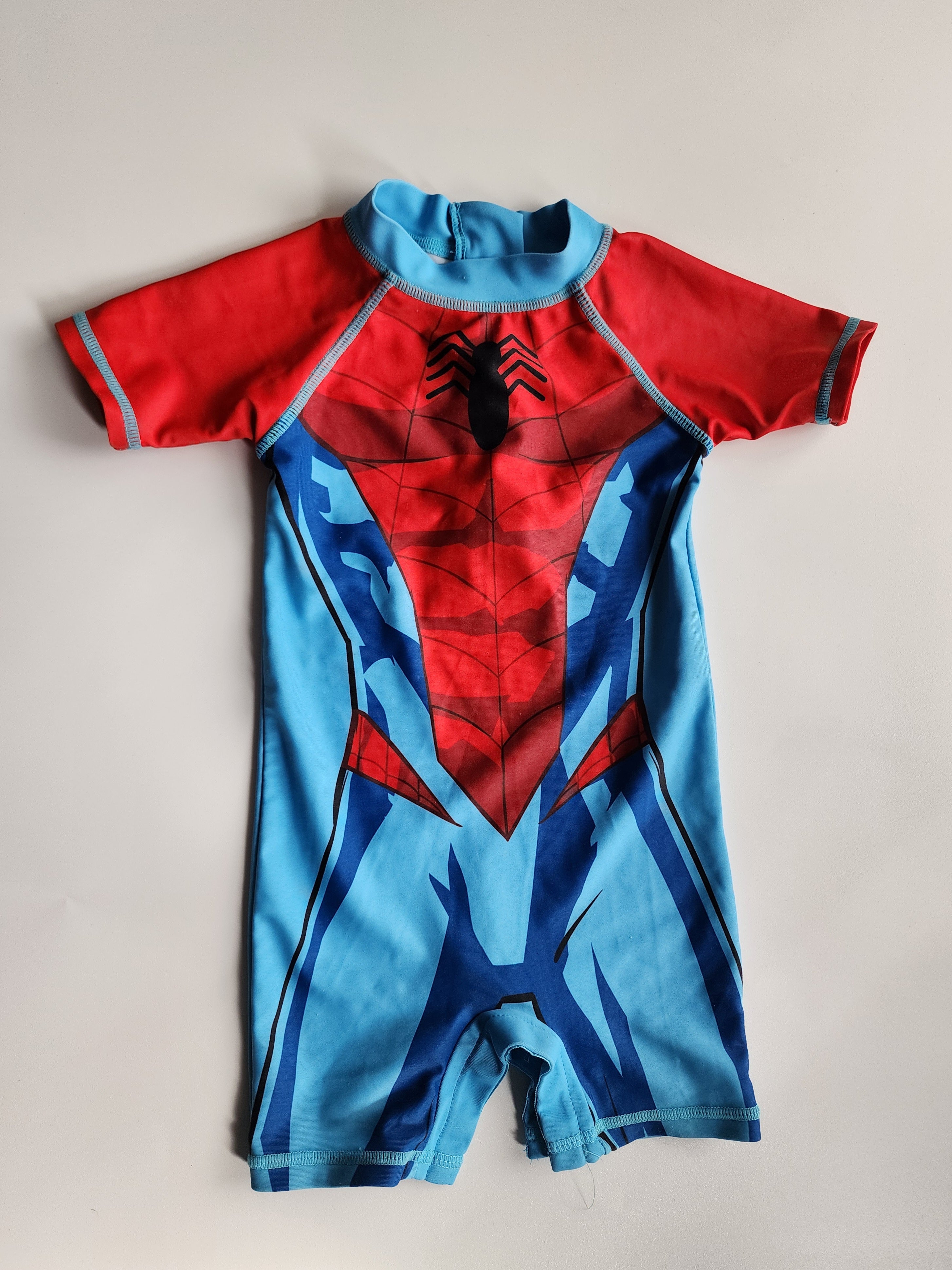 Maillot de bain Marvel Spiderman – 6-12 mois – Très bon état
