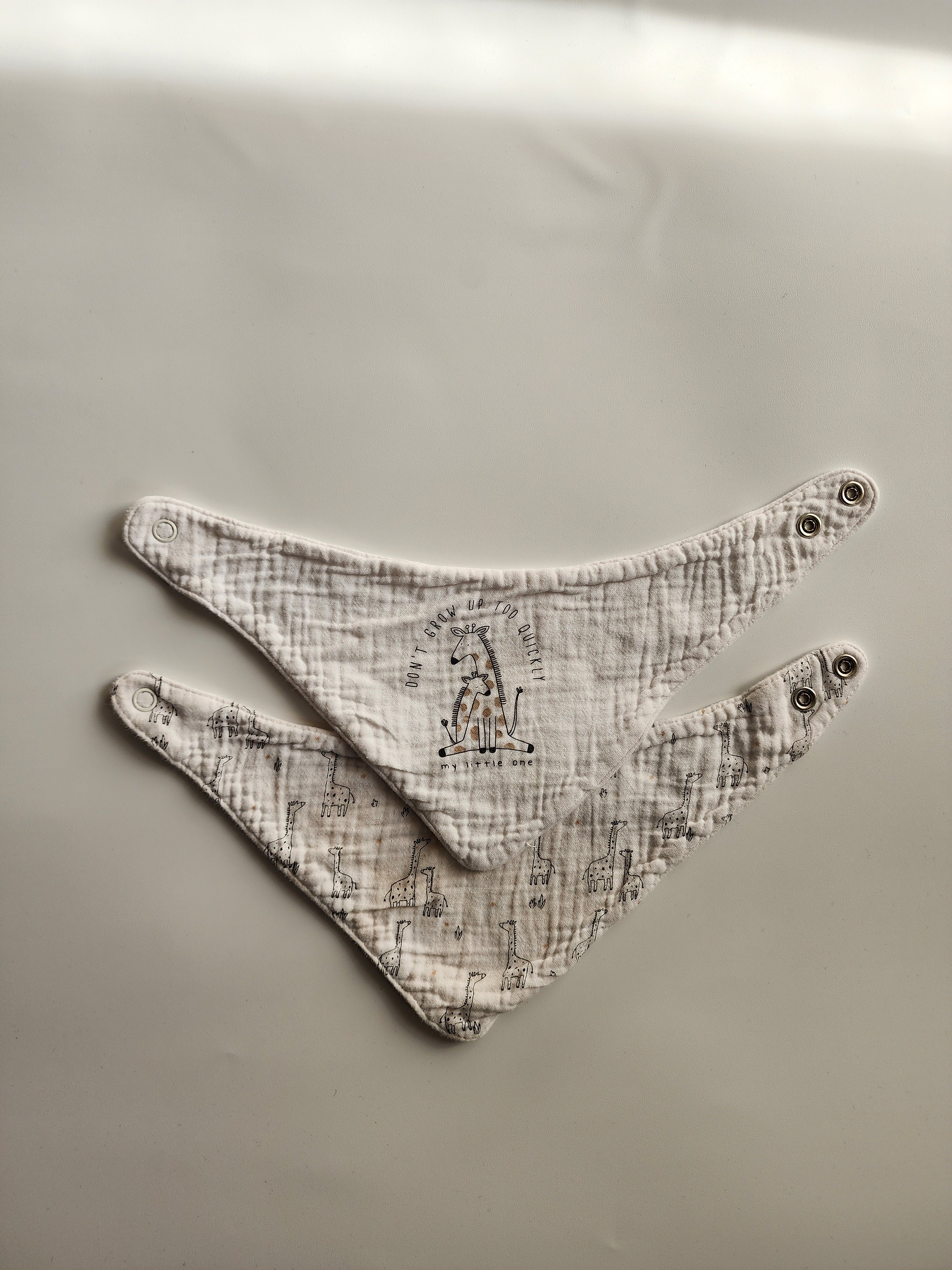 Lot 2 bavoirs – 0-12 mois – Très bon état