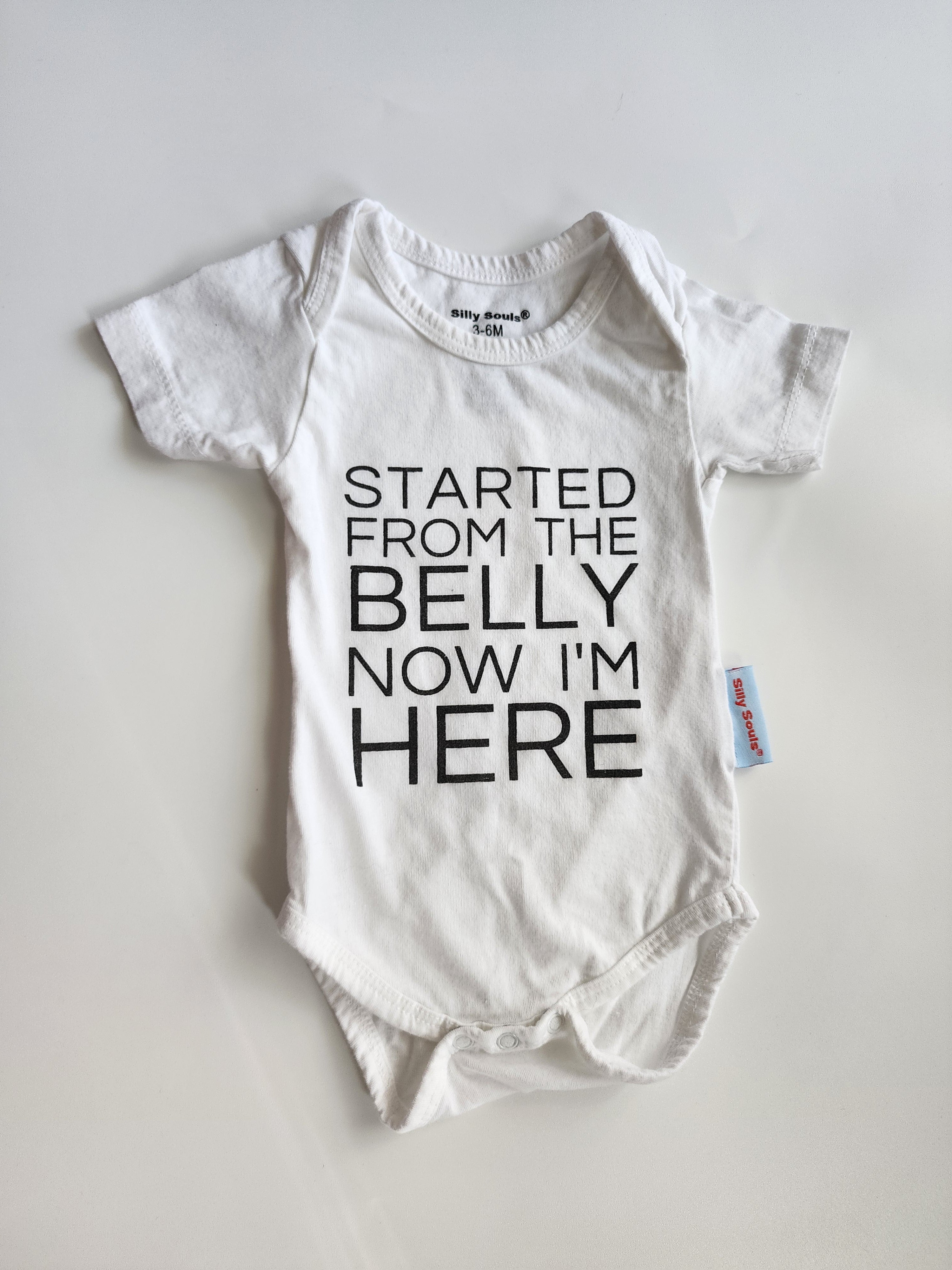 Body tee shirt Silly Souls – 3-6 mois – Très bon état