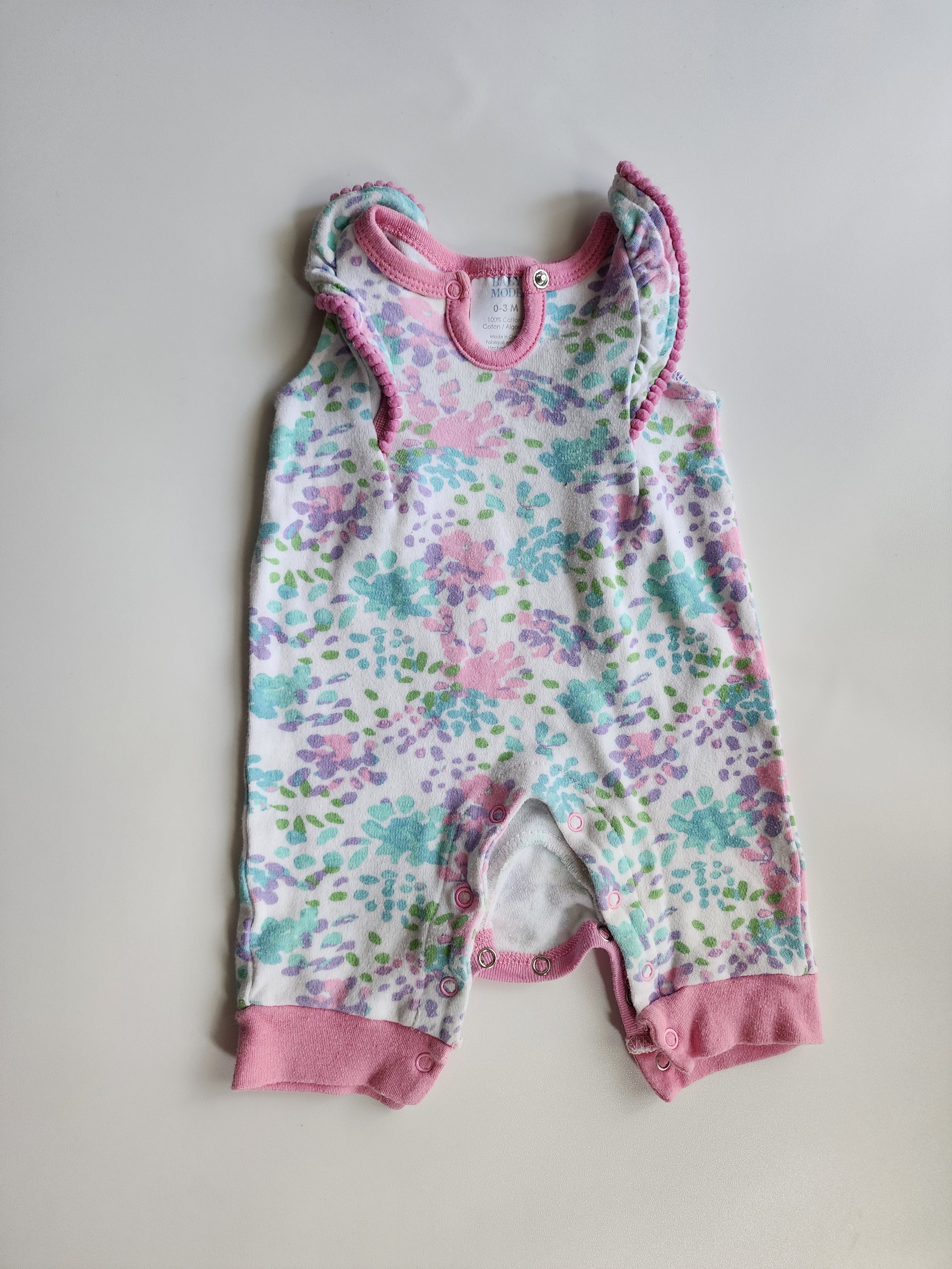 Combinaison débardeur Baby mode – 0-3 mois – Très bon état
