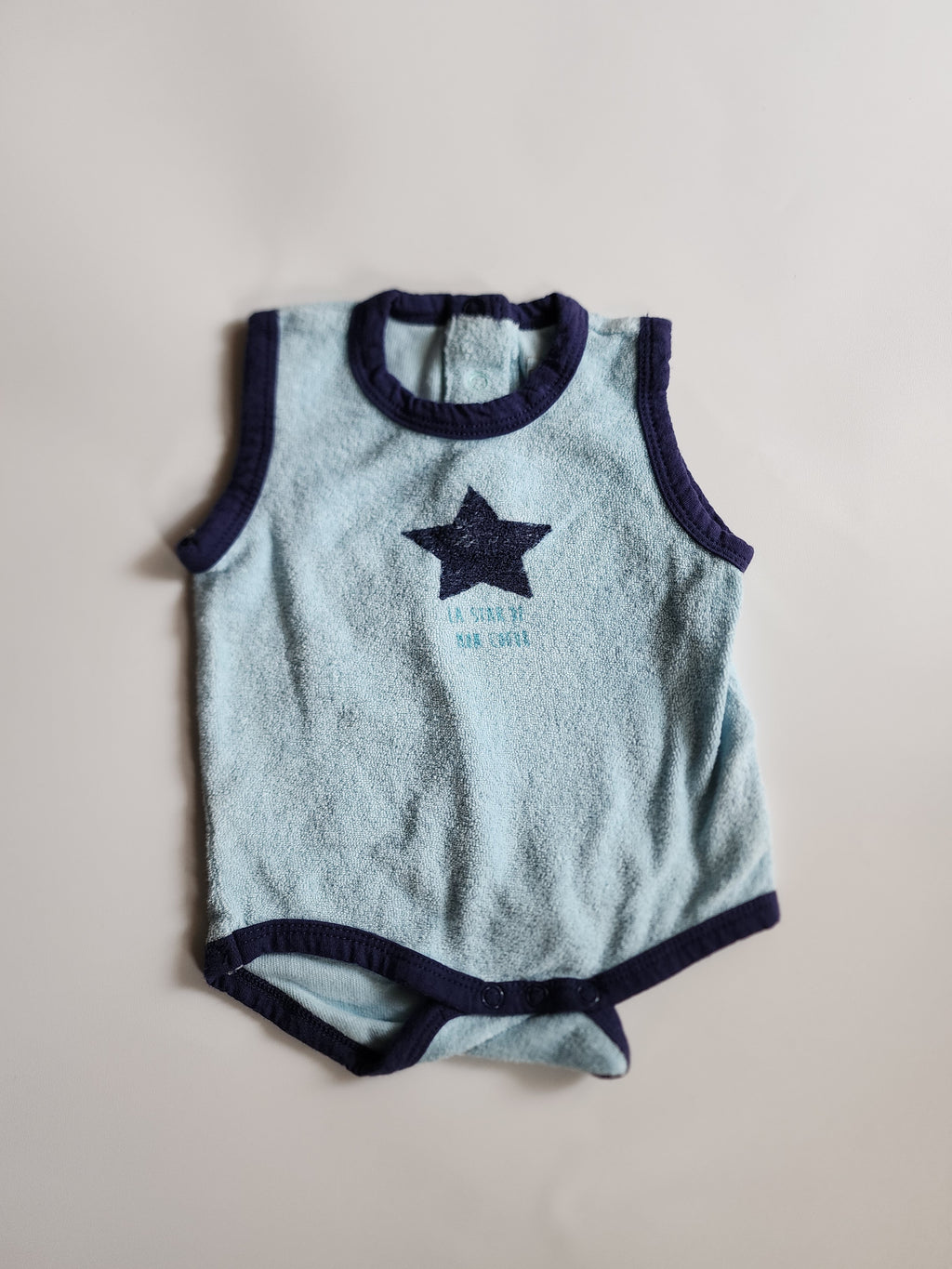 Body débardeur après soleil Ptit bisou – 6 mois – Très bon état