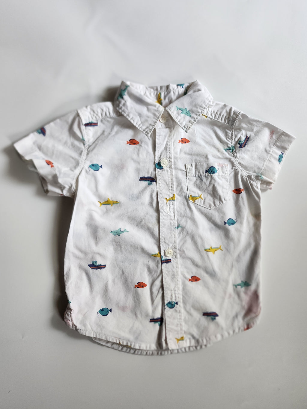 Chemise manches courtes Carter's – 12 mois – Très bon état