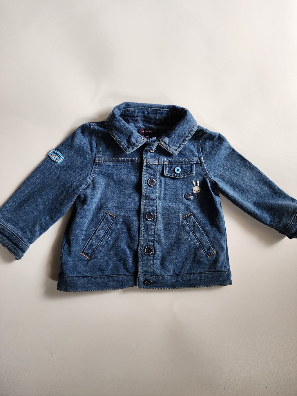 Veste en jean Sergent Major – 6 mois – Très bon état