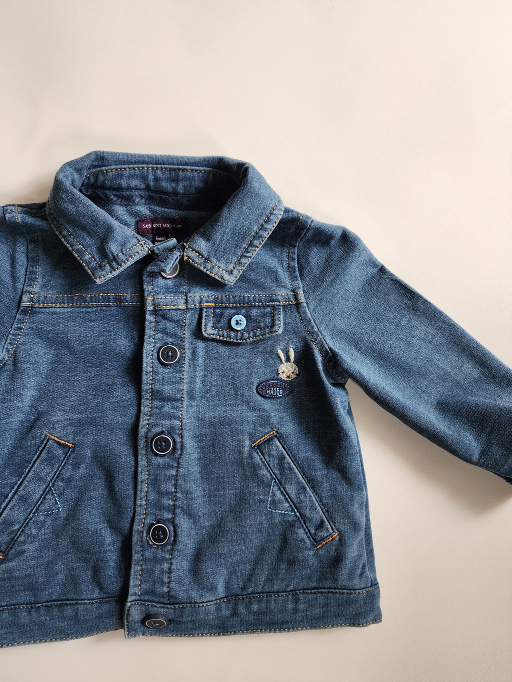 Veste en jean Sergent Major – 6 mois – Très bon état