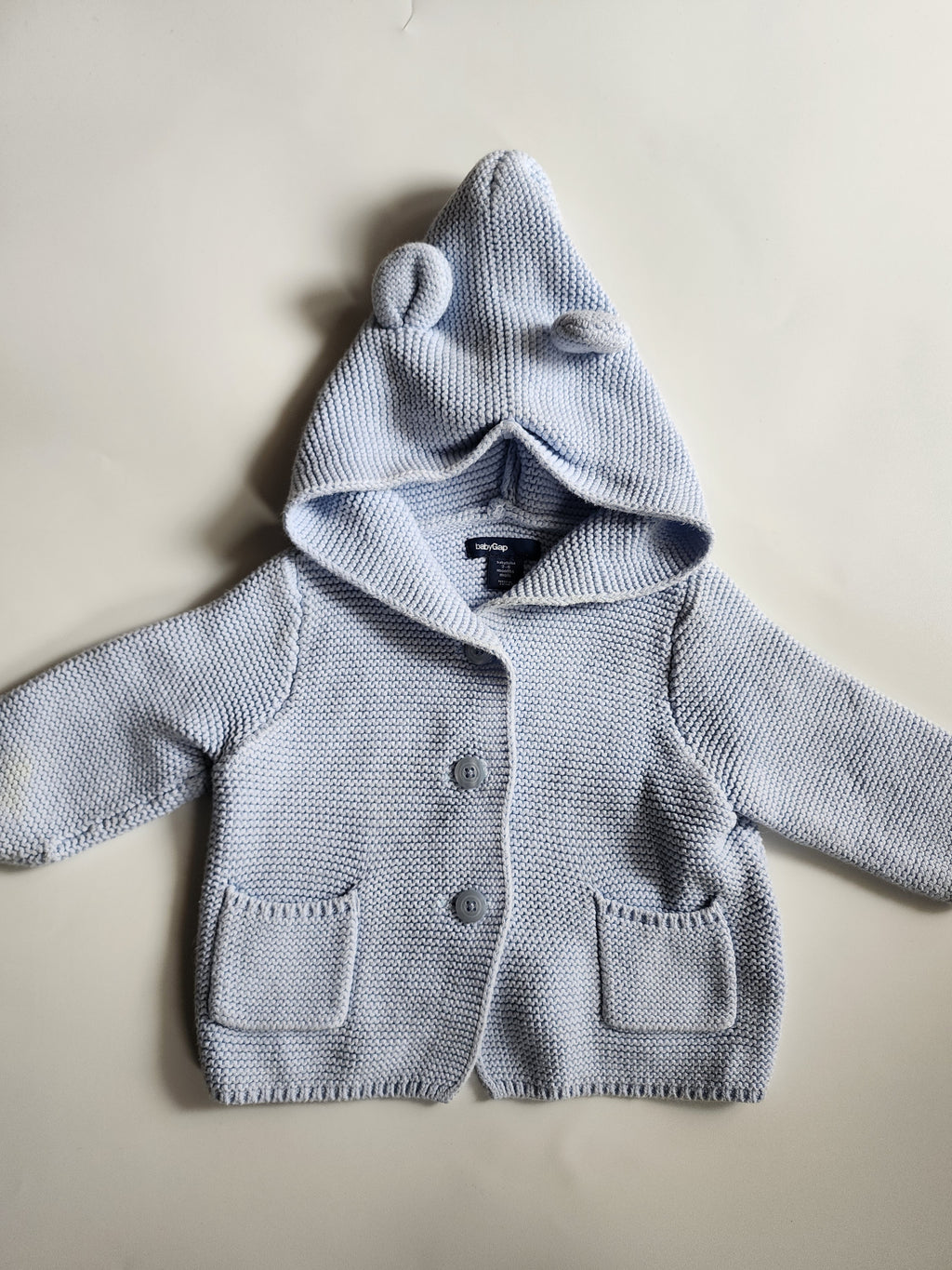 Gilet tricot à capuche BabyGap – 3-6 mois – Très bon état