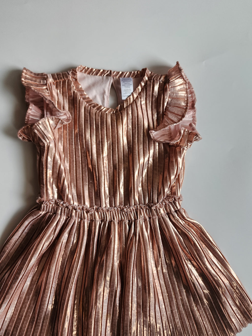 Robe rose gold George – 18-24 mois– Très bon état
