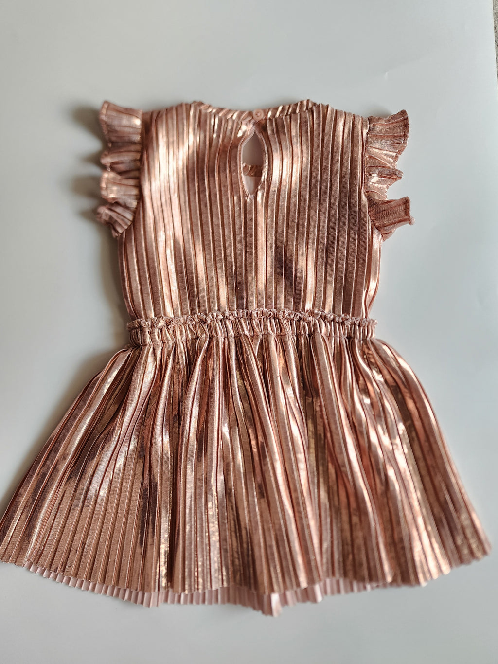 Robe rose gold George – 18-24 mois– Très bon état