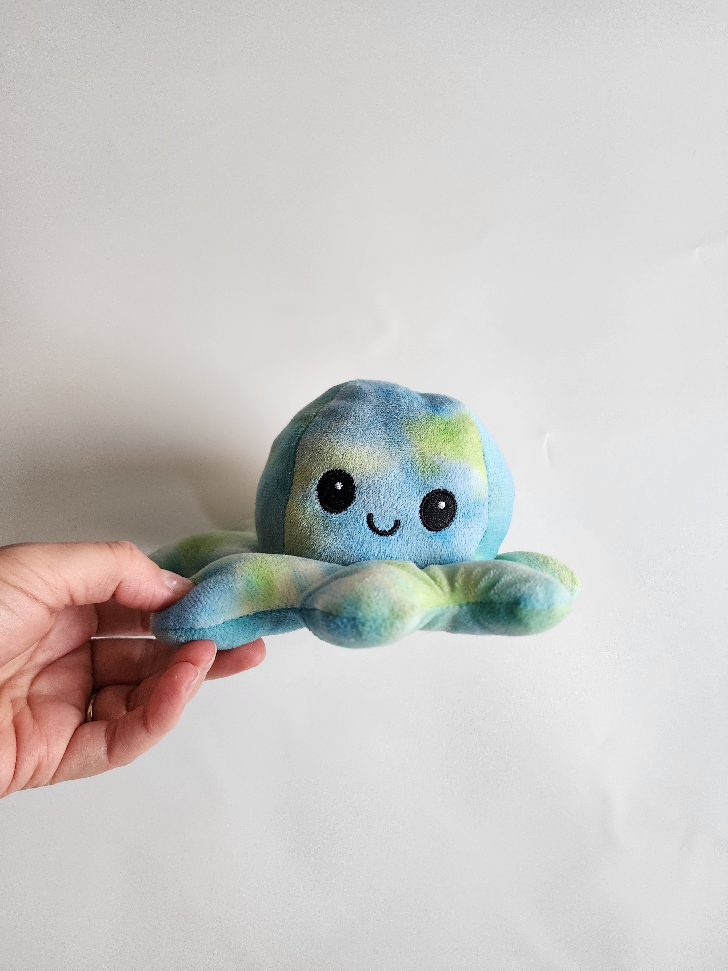 Peluche réversible pieuvre 20 cm – Très bon état