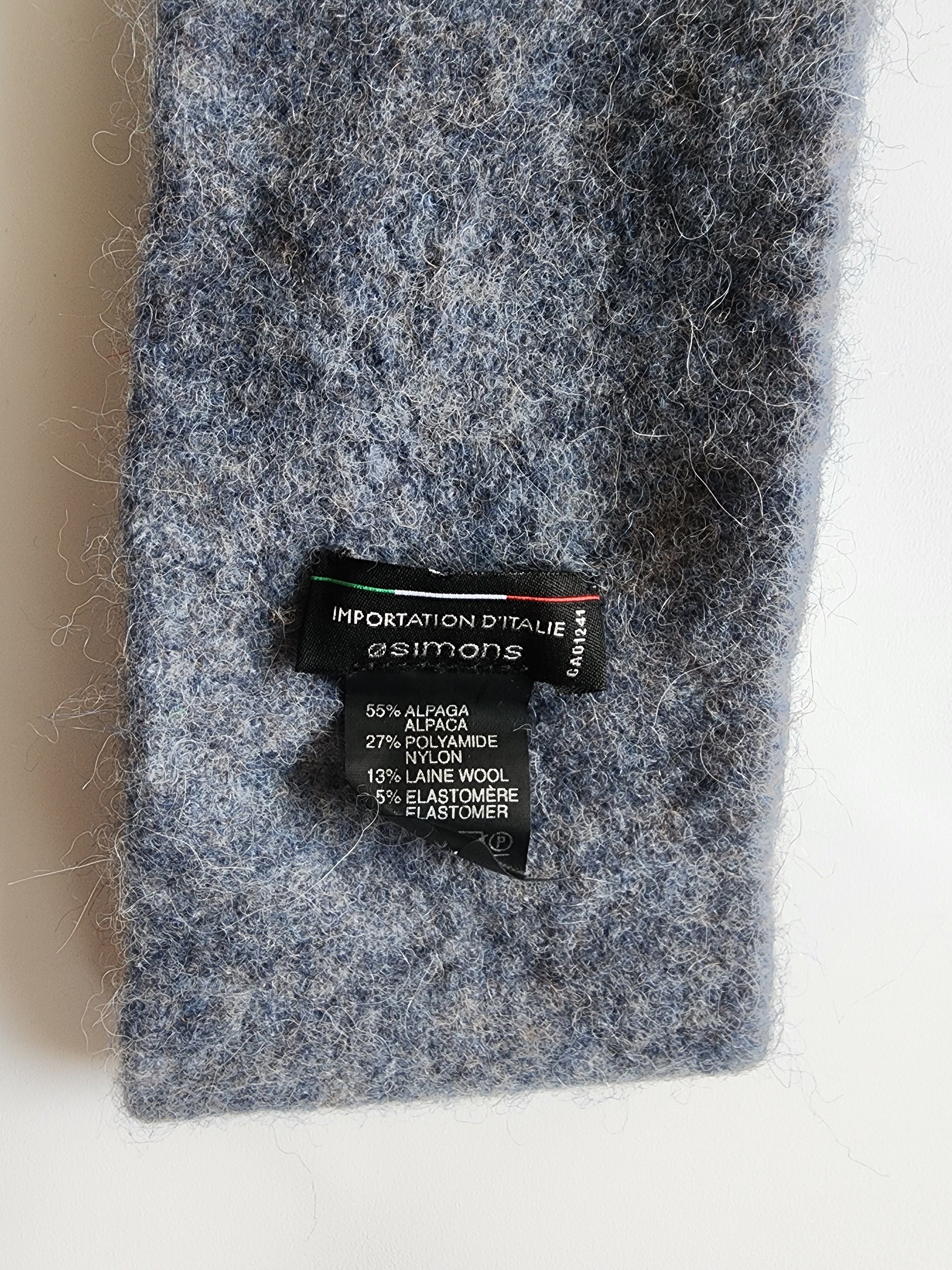 Bandeau Simons *importation Italie) 55% alpaga / 13% laine –10/12 ans– Très bon état