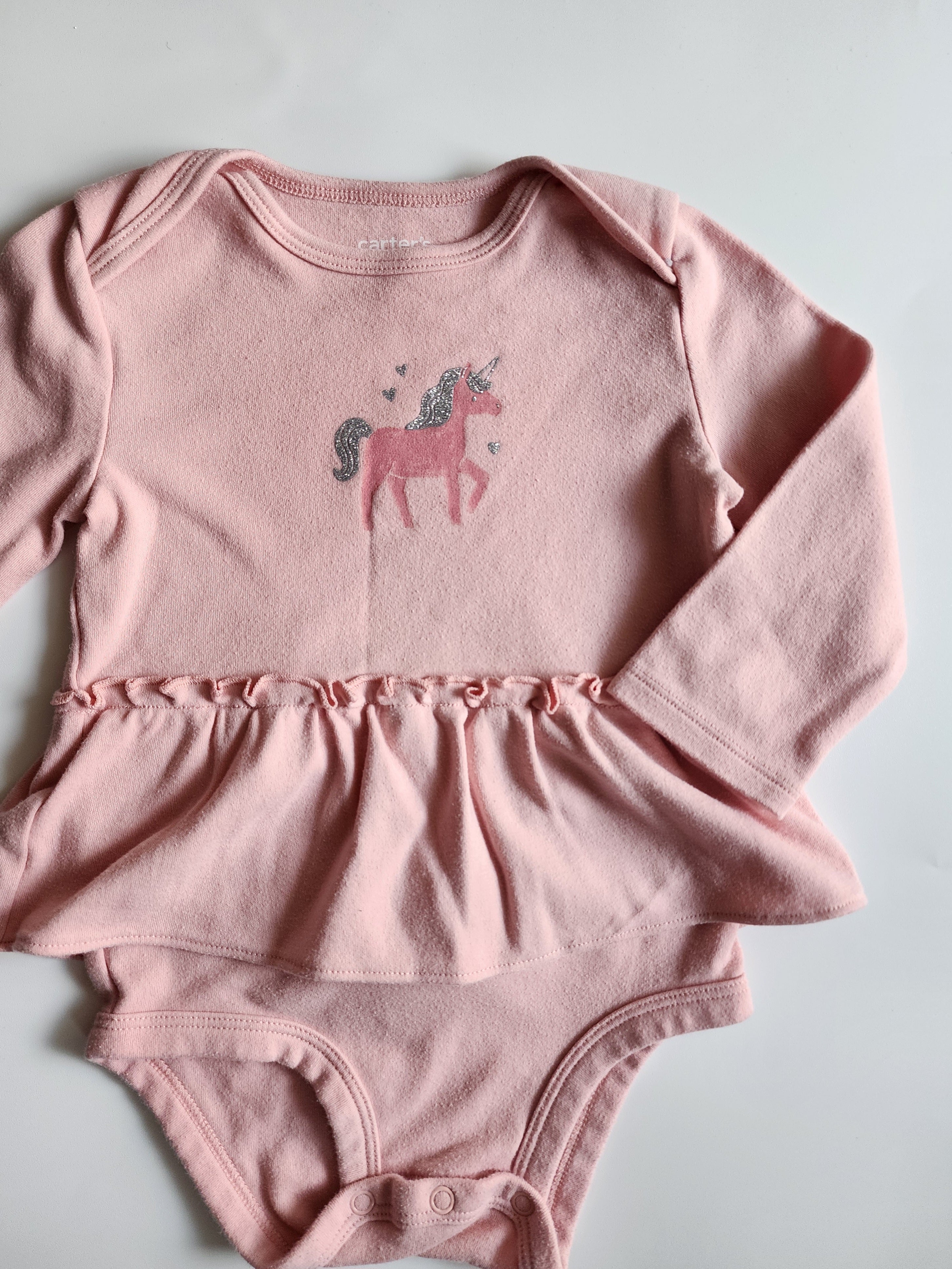 Body manches longue Carter's licorne – 18 mois – Très bon état