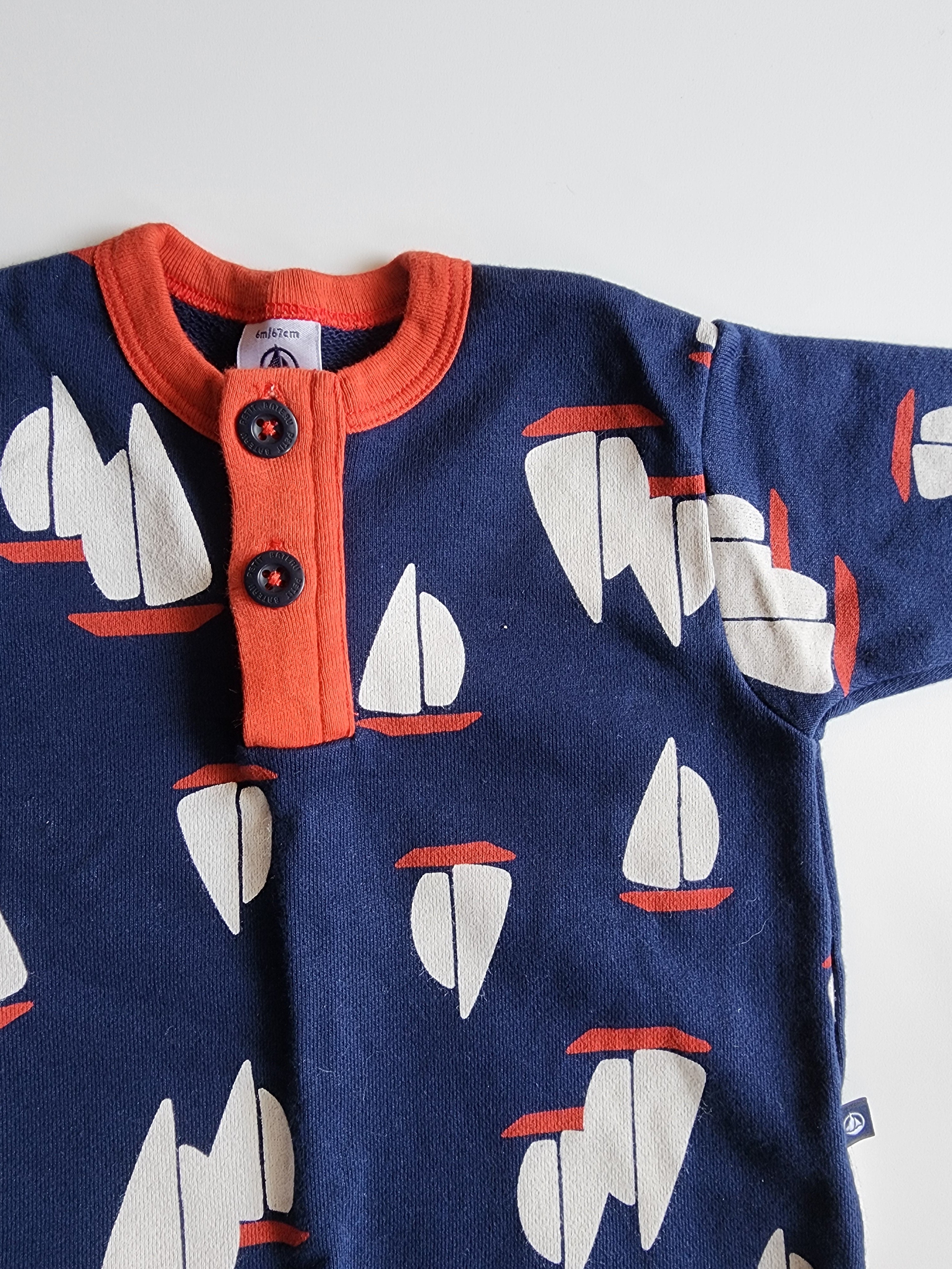 Petit Bateau Barboteuse – 6 mois – Trés bon état