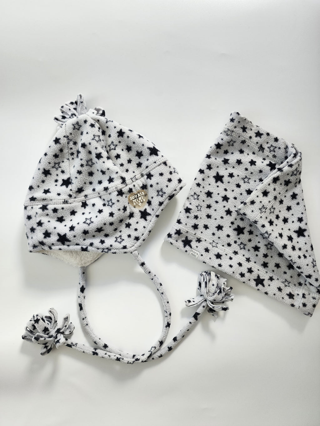 Souris Mini – Ensemble Bonnet + cache cou – 2-3 ans – Trés bon état
