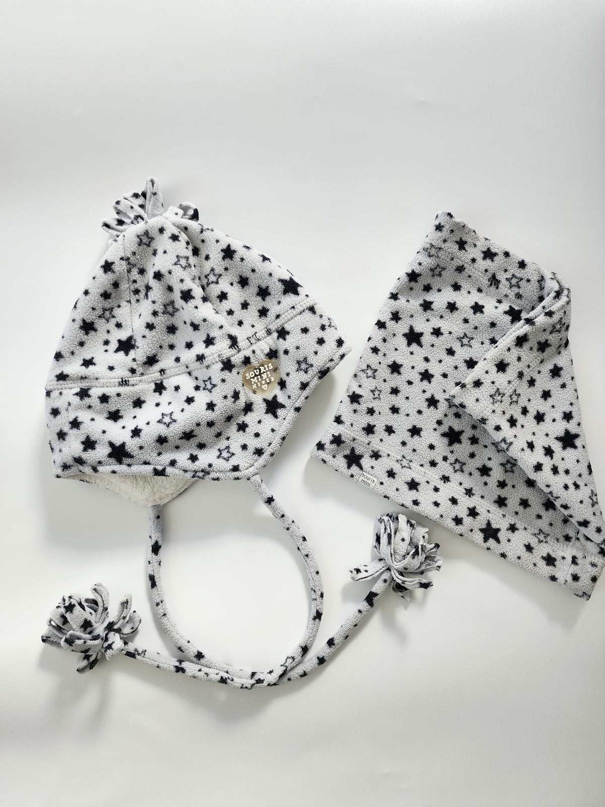 Souris Mini – Ensemble Bonnet + cache cou – 2-3 ans – Trés bon état