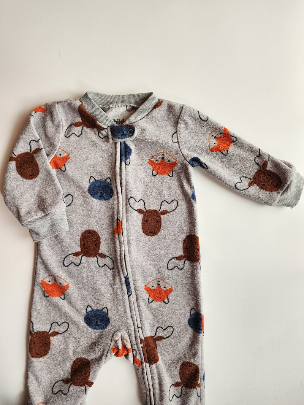 Lot 2 pyjamas polaire Carter's – 6-9 mois – Bon état