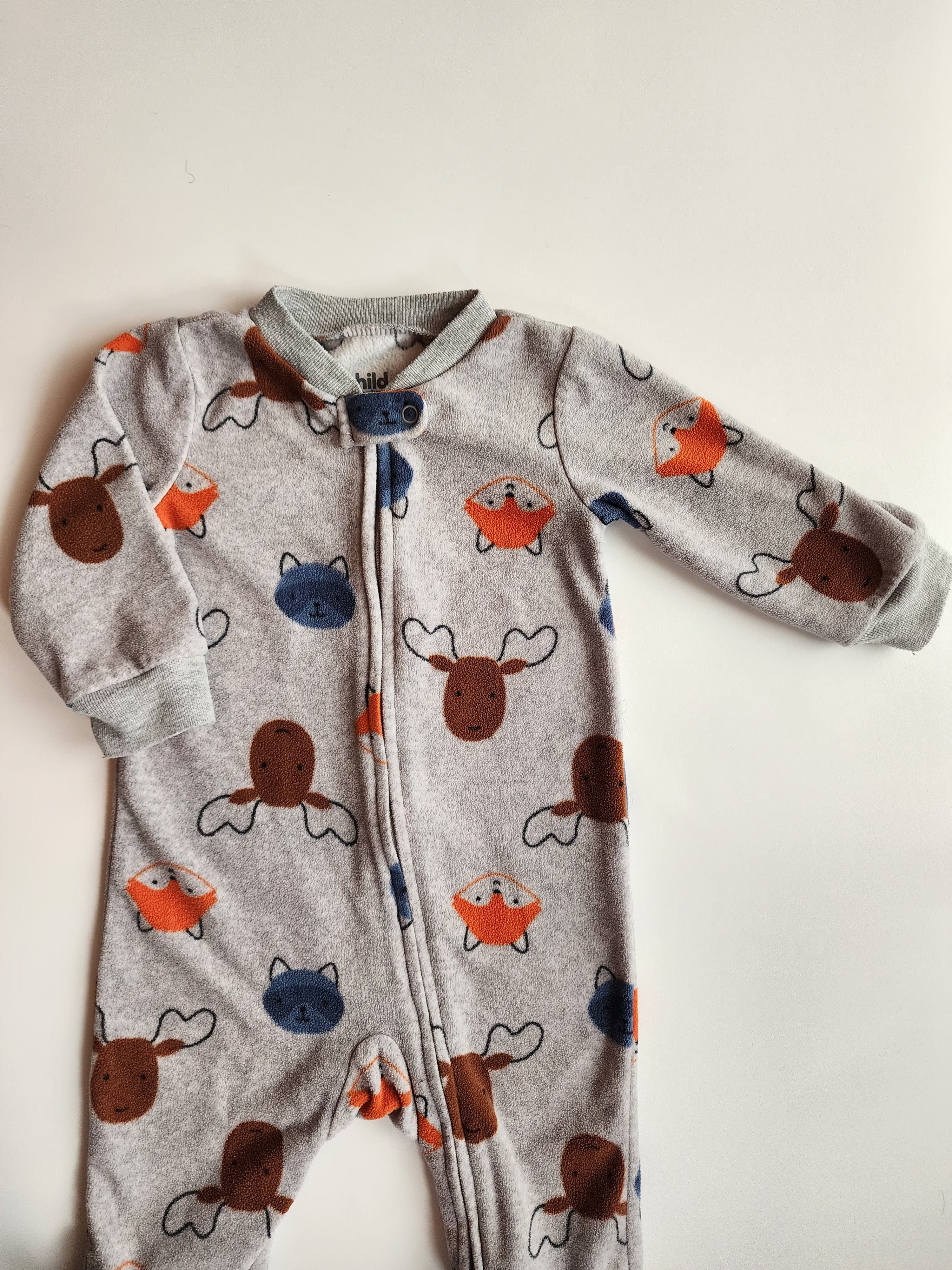 Lot 2 pyjamas polaire Carter's – 6-9 mois – Bon état