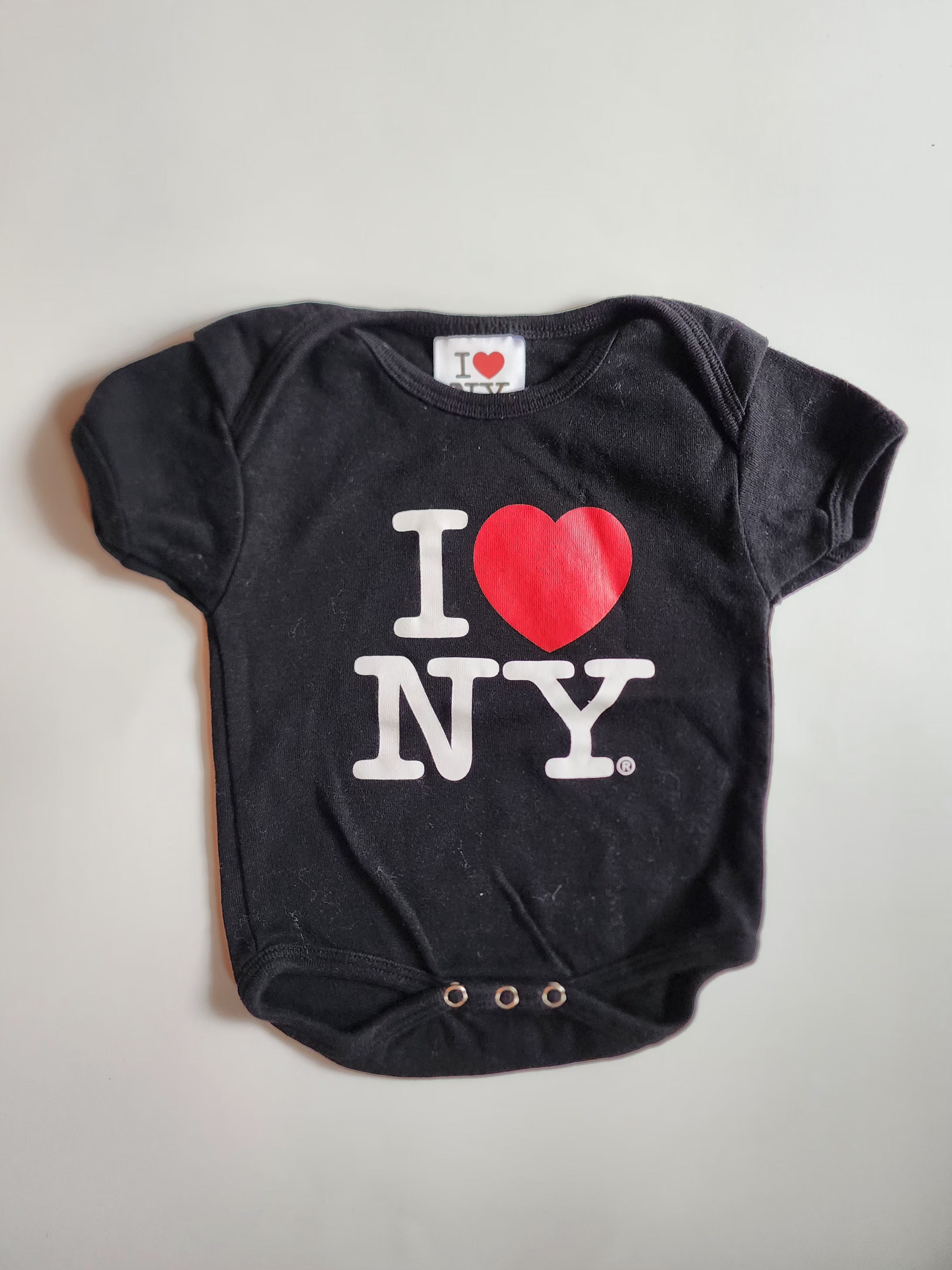 Body I love NY 100% coton– 0-6 mois – Très bon état