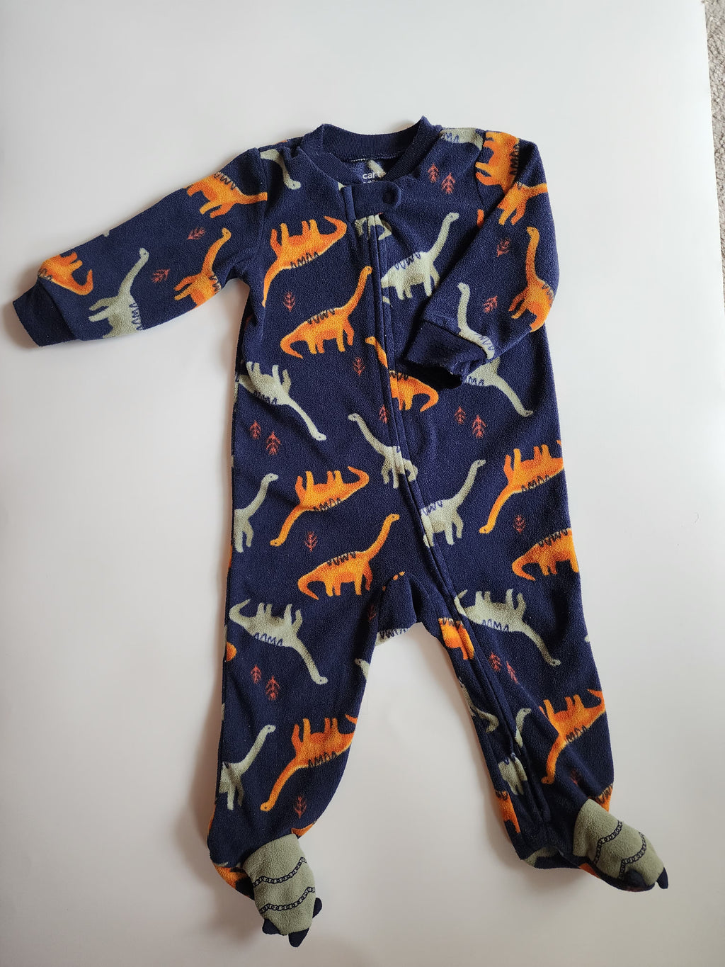 Lot 2 pyjamas polaire Carter's 6-9 mois – bon état