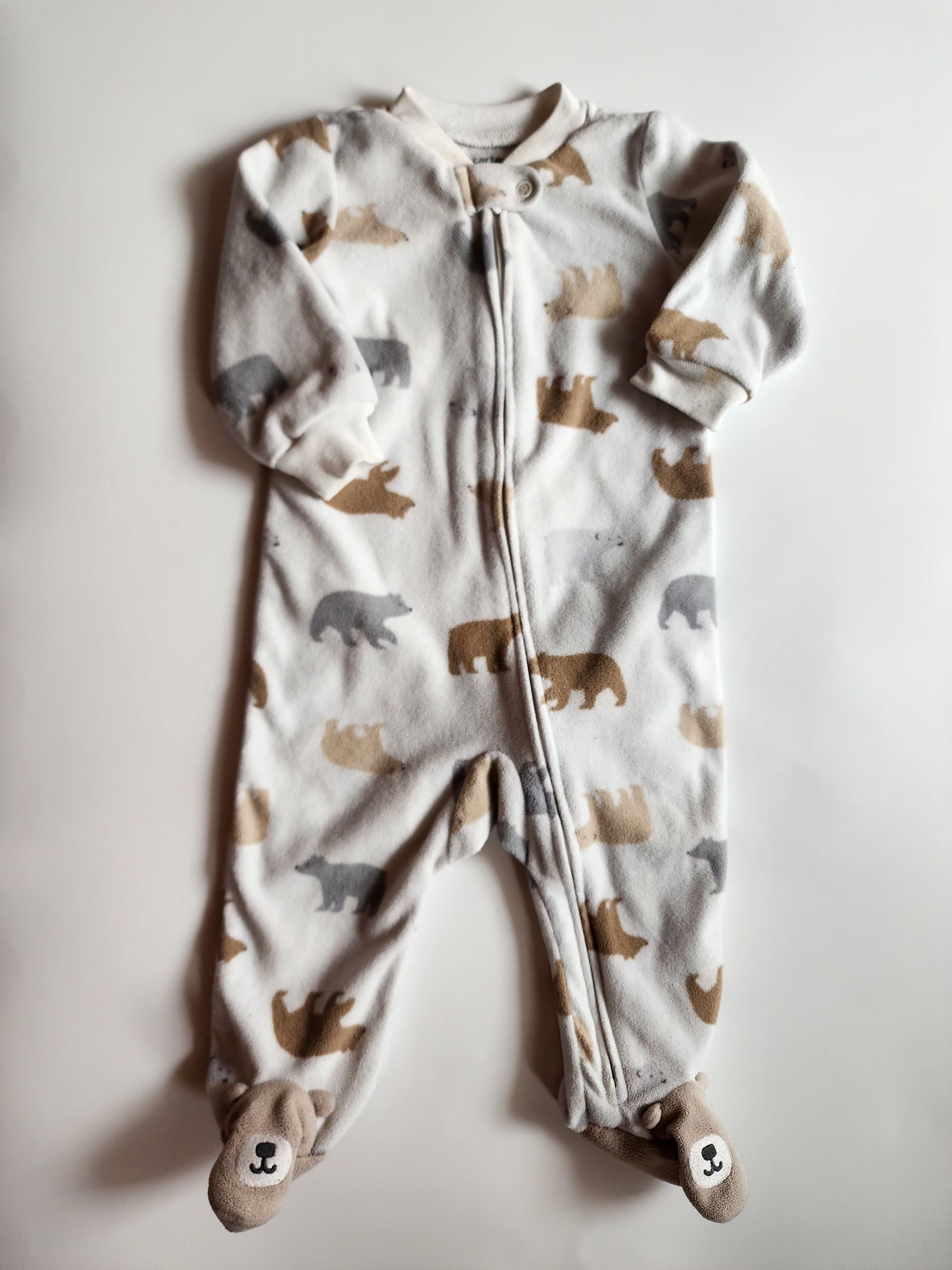 Lot 2 pyjamas polaire Carter's 6-9 mois – bon état