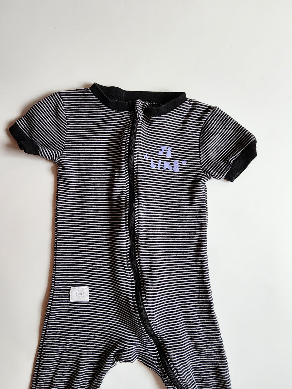 Pyjama manches courtes Gagou coton bio – 12 mois – Bon état